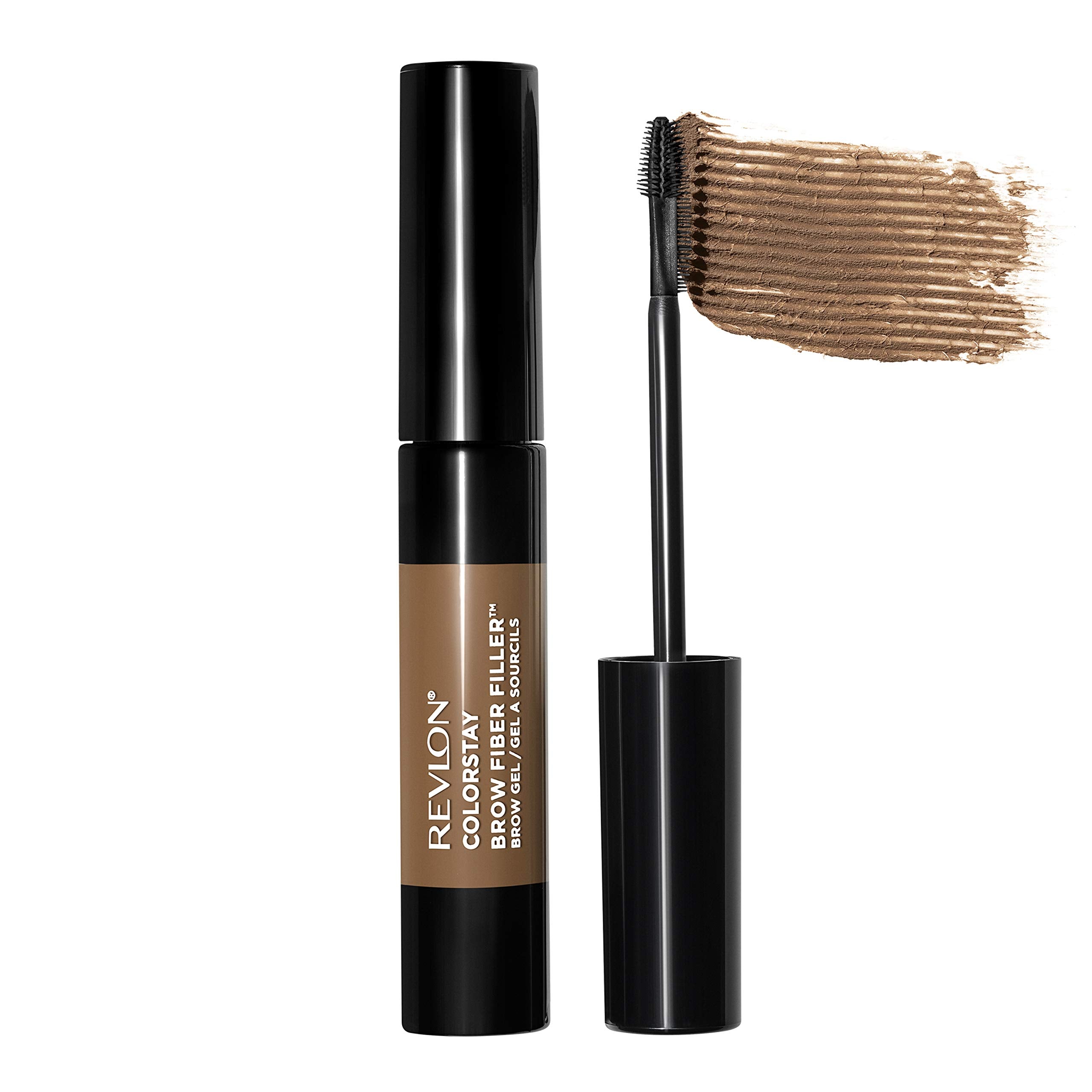 Revlon Color Stay Brow Fiber Filler, Long-Wearing Volumizing Waterproof Eyebrow Gel, 301 0.23 Fl. Oz, Blonde