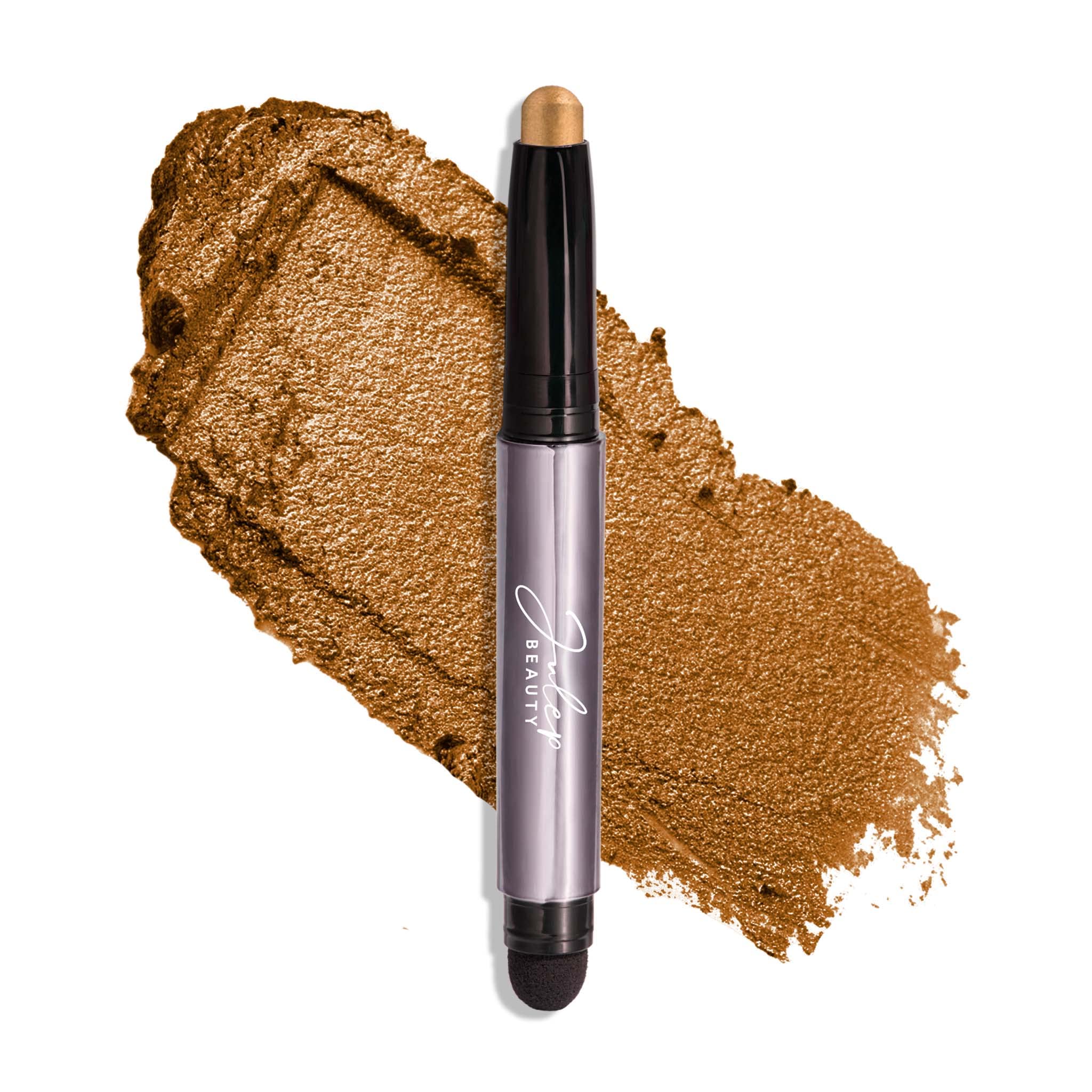 Julep Eyeshadow 101 Crme To Powder Waterproof Eyeshadow Stick, Honey Gold Metallic