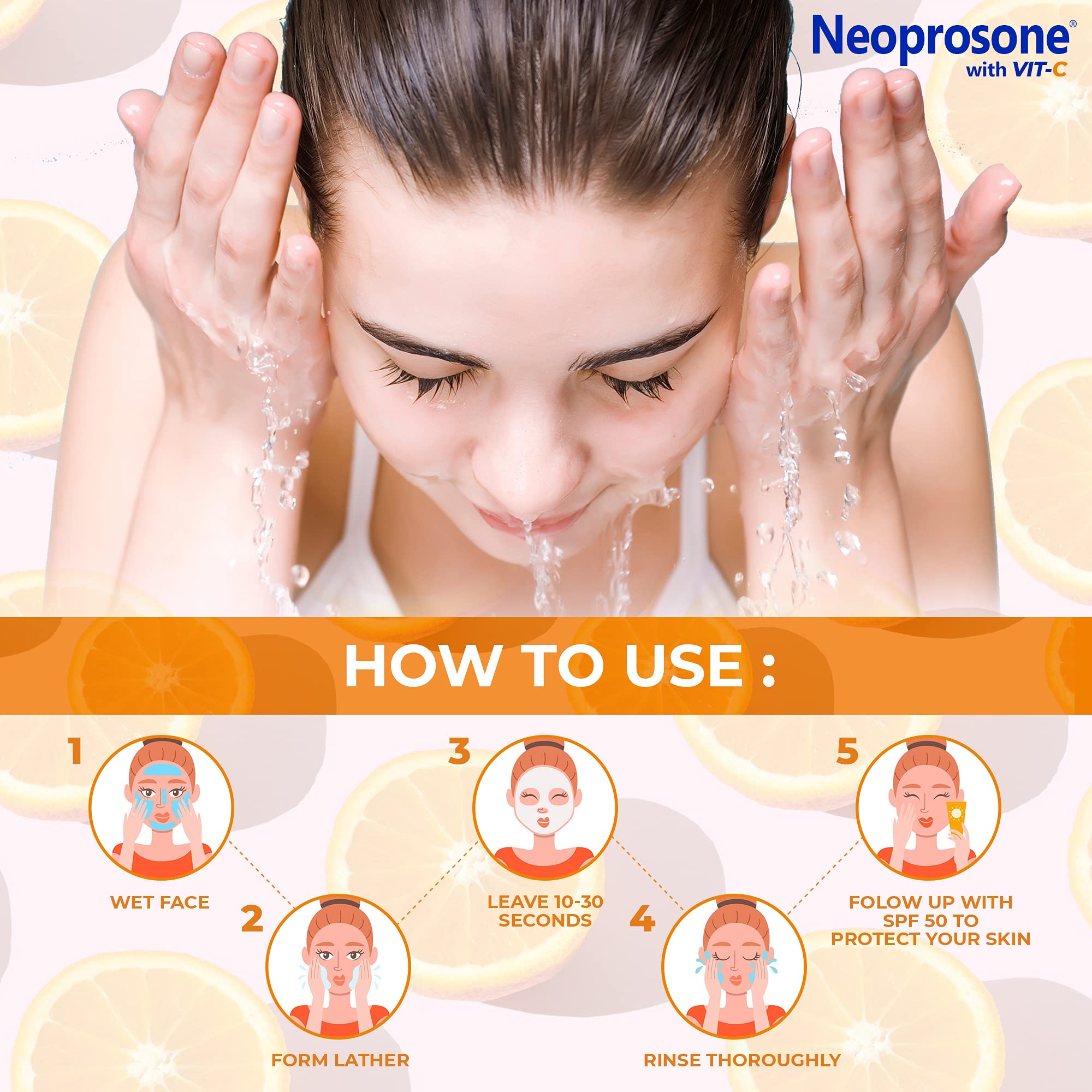Neoprosone, Skin Brightening Soap | 7Oz / 200G | Exfoliating, Cleansing Bar, Helps To Reduce Spots On: Knees, Elbows, Face, Priv