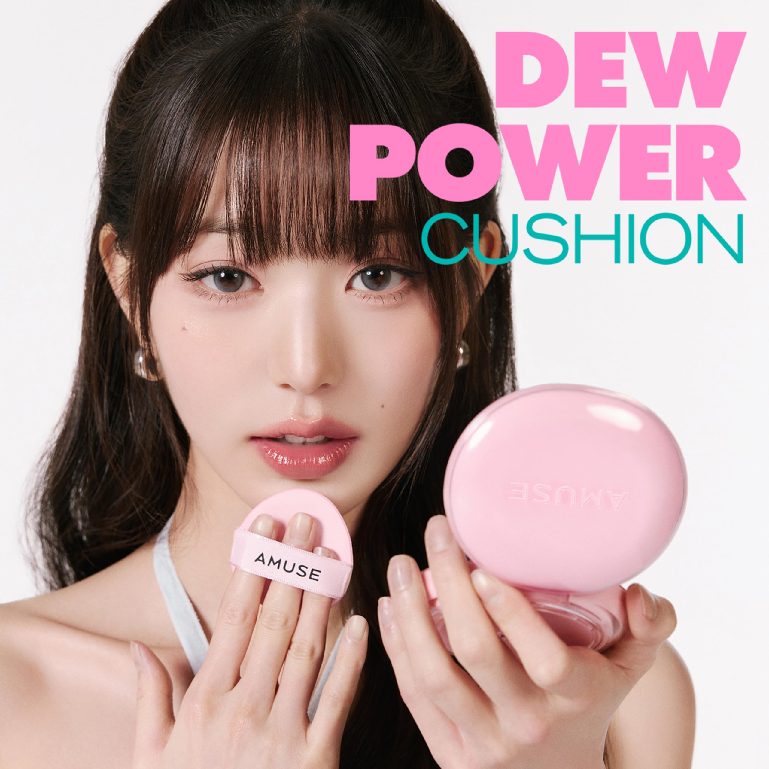 Amuse SEOUL DEW POWER VEGAN CUSHION [REFILL] 1.5 NATURAL PURE | clear beige | Dewy, glow, long-lasting, cleanbeauty, lightweight