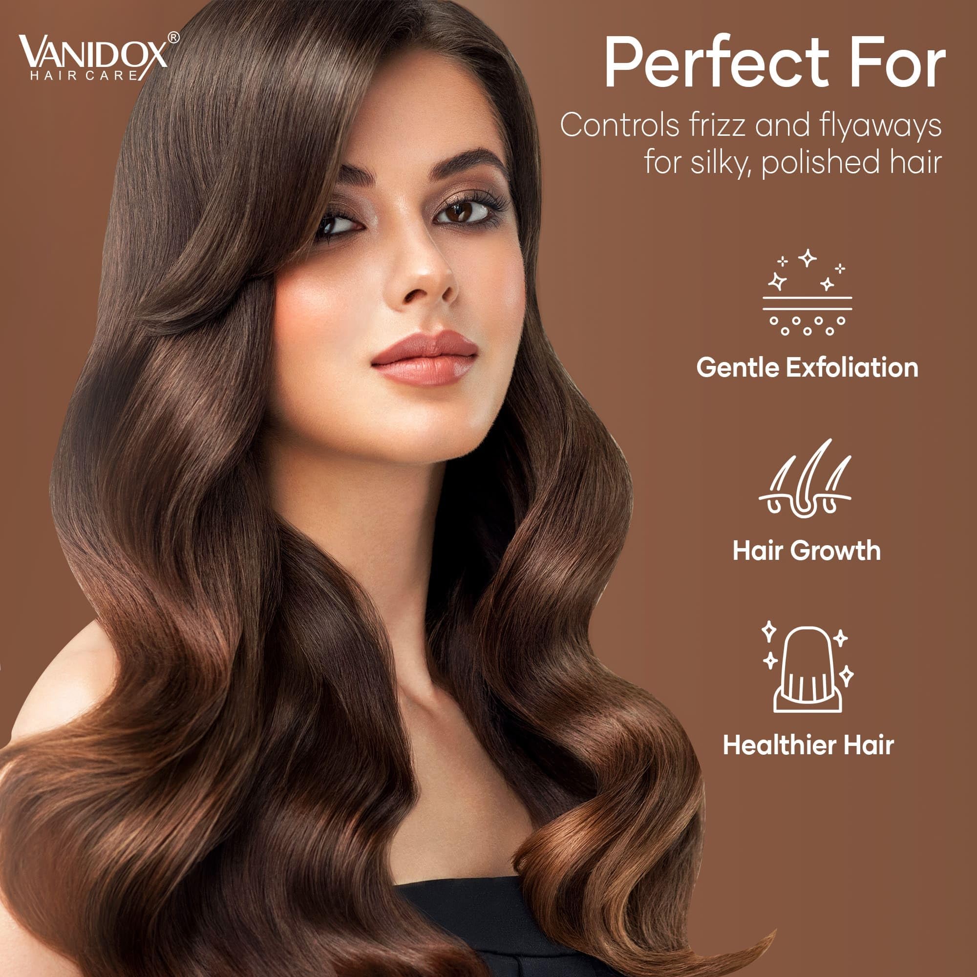 VANIDOX Carbonic Acid Shampoo and Conditioner for Men and Women, Deep Moisturizing Set, Enhances Hair Growth and Repair, Made in