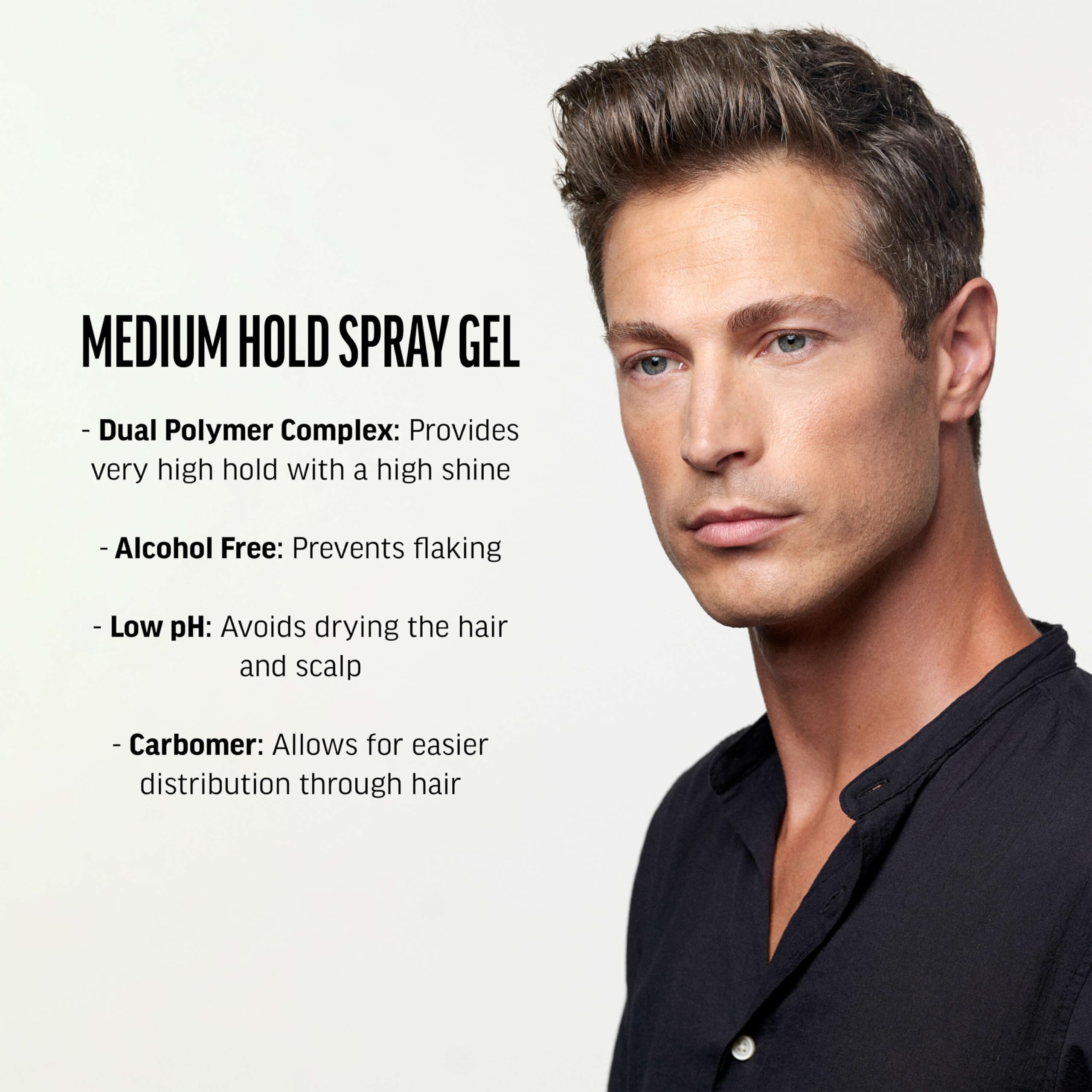 American Crew Men'S Hair Gel, Firm Hold, Non-Flaking Styling Gel, 33.8 Fl Oz