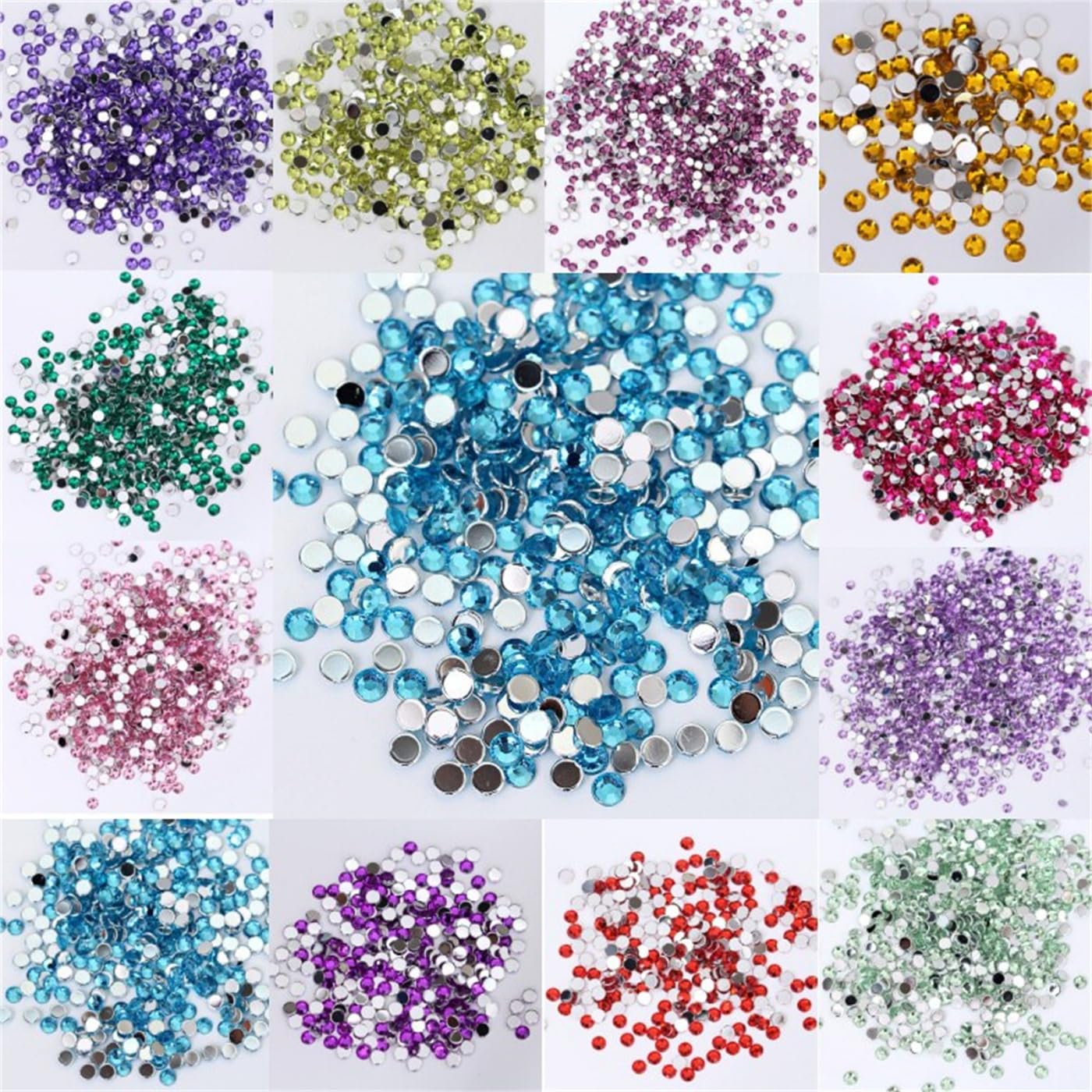 35000PCS Crystal Beads for Diamond Painting, Diamond Painting Accessories, 175 Colors Round Drills Rhinestones for Crafts, Bead 