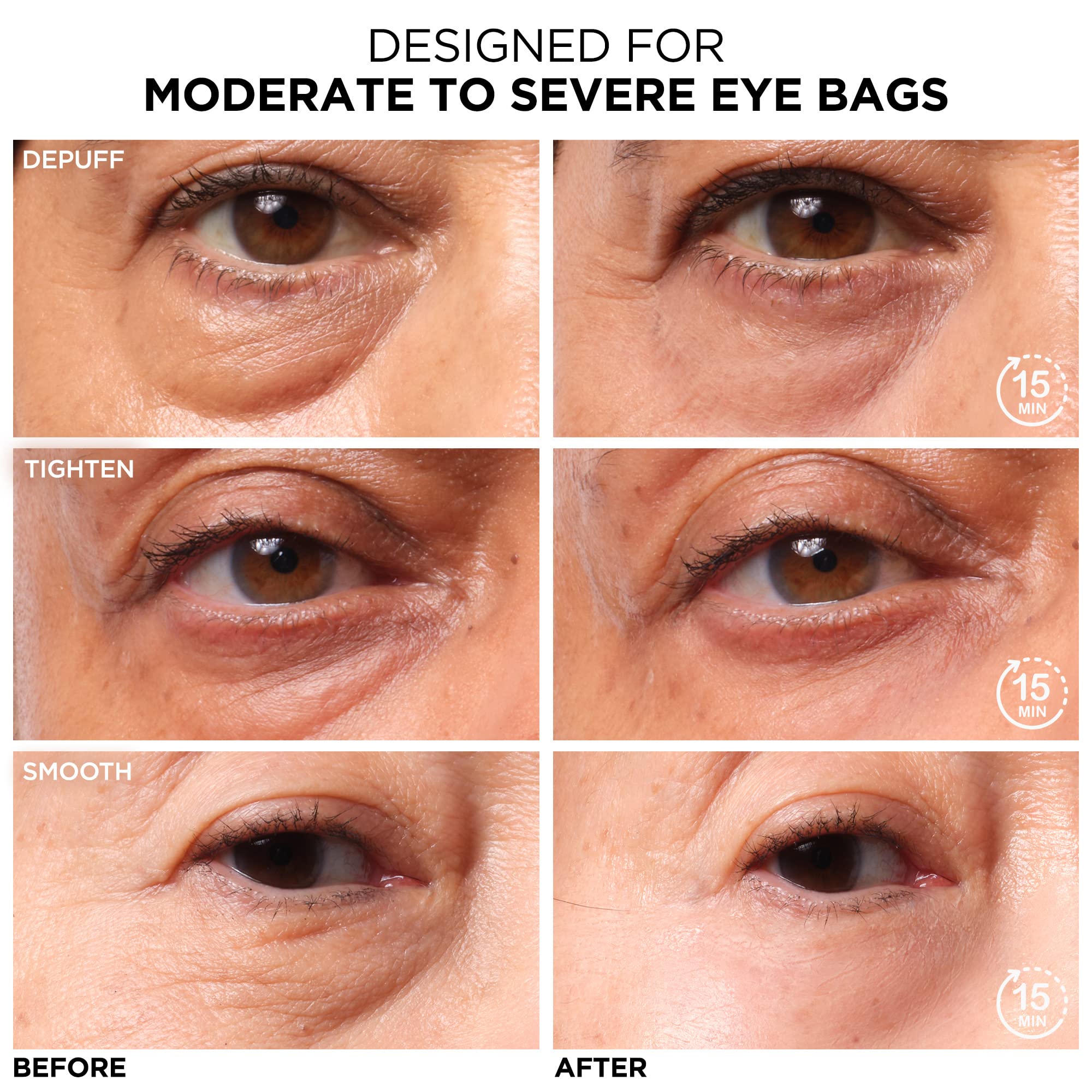 IT Cosmetics Bye Bye Under Eye Bags Daytime Treatment - Depuffs, Tightens, Smooths & Reduces Look of Wrinkles & Fine Lines - All