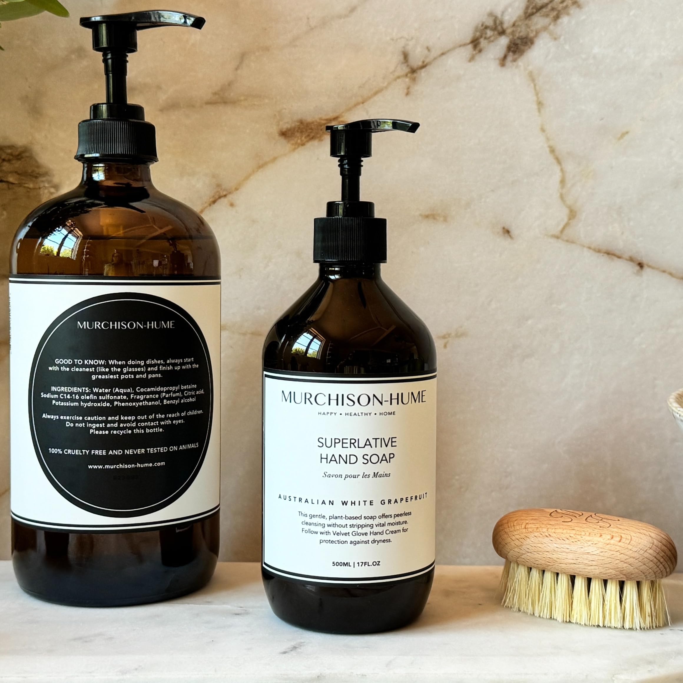 Murchison-Hume Luxury Vegan Hand Soap With Pump Dispenser, Moisturizing Hand Wash, Sls, Paraben & Cruelty-Free, 17Oz (Australian