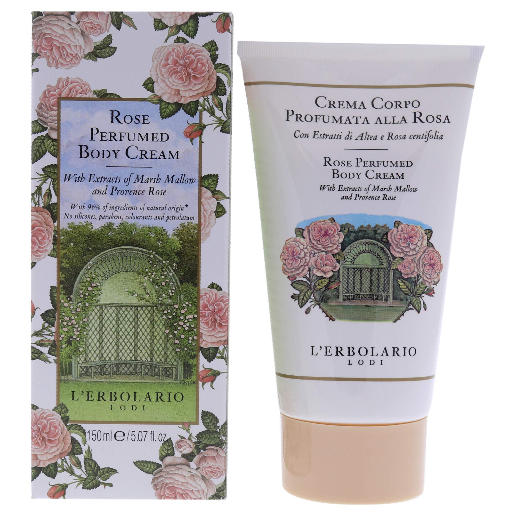 Rose Perfumed Body Cream By Lerbolario For Unisex - 507 Oz Body Cream