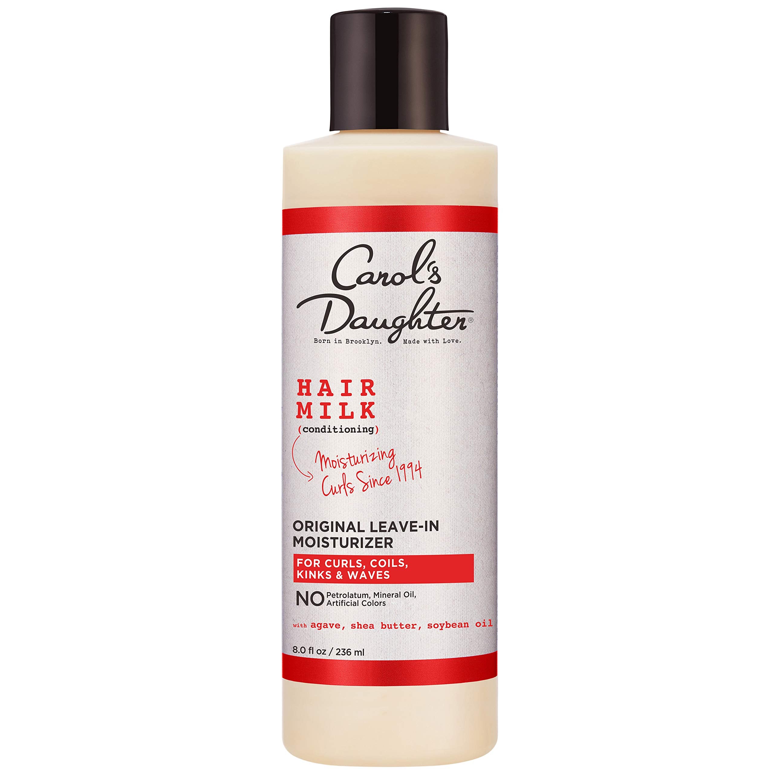 Curly Hair Products by Carol's Daughter, Hair Milk Original Leave-In Moisturizer for Curls, Coils and Waves with Agave and Shea 