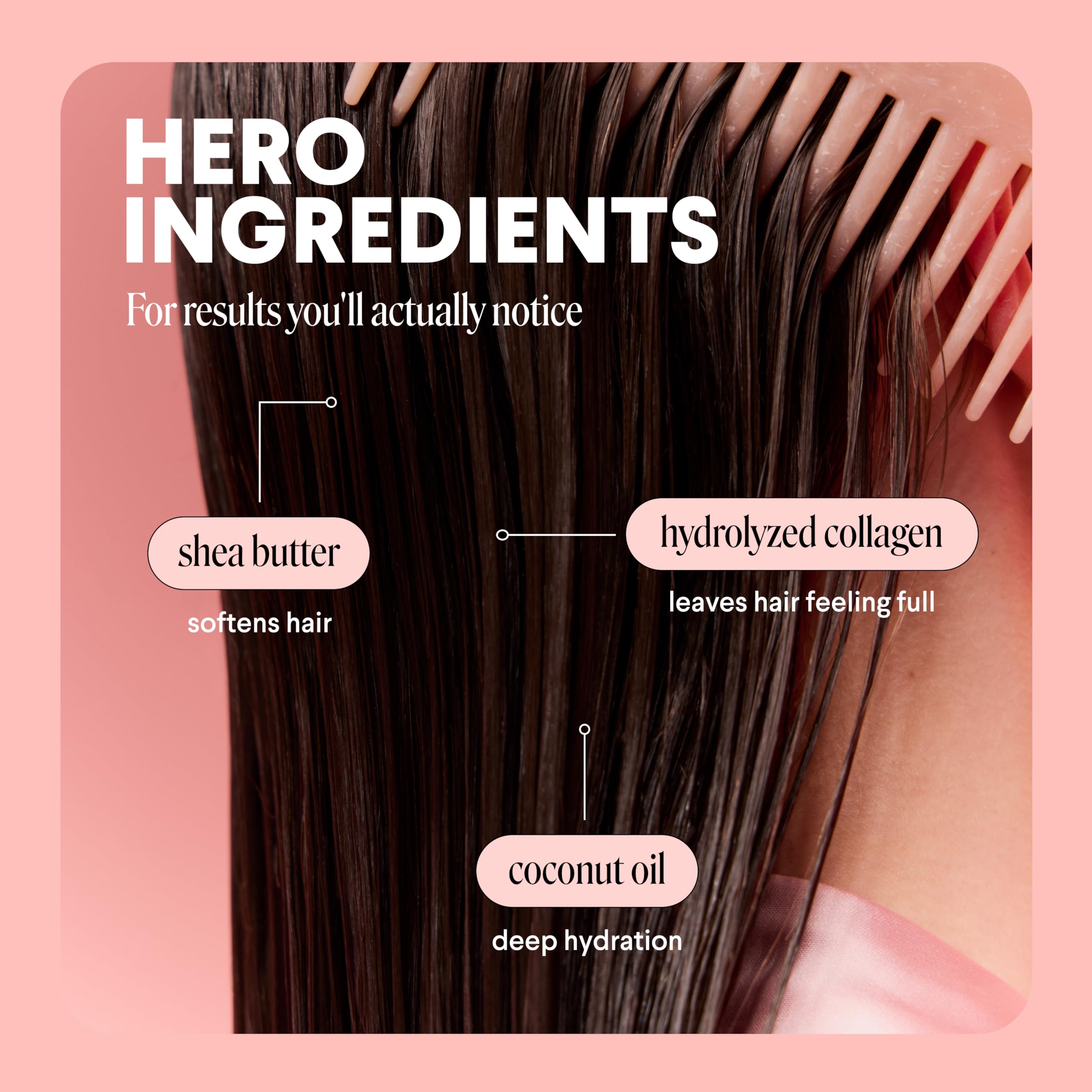 MONDAY HAIRCARE Volume Shampoo & Conditioner Set, 12oz Each, for Thin & Oily Hair, 100% Recyclable Bottles, Pink