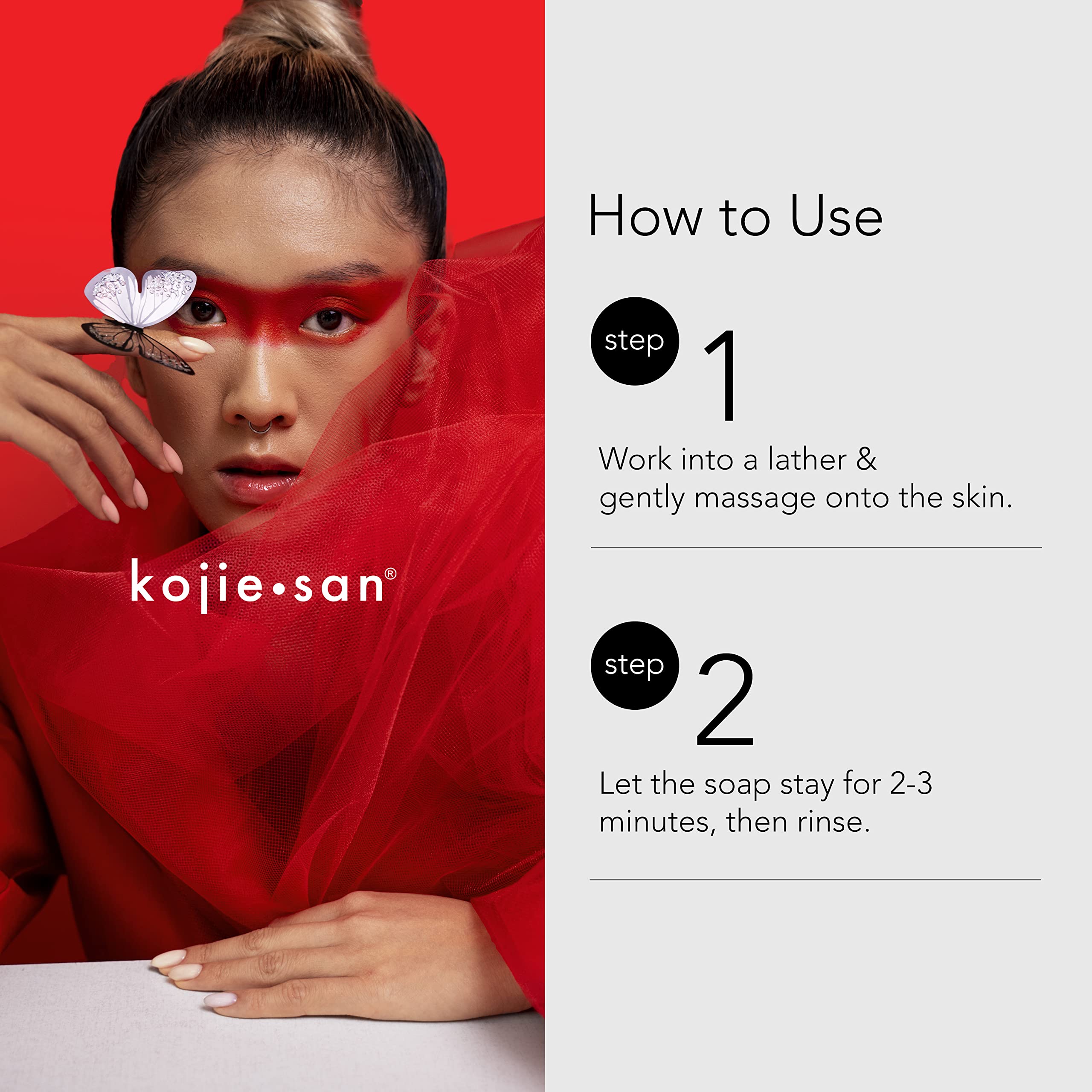 Kojie San Face & Body Shower Set - The Original Kojic Acid Soap, Dark Spot Remover Bar Soap With Coconut & Tea Tree Oil - 65G X