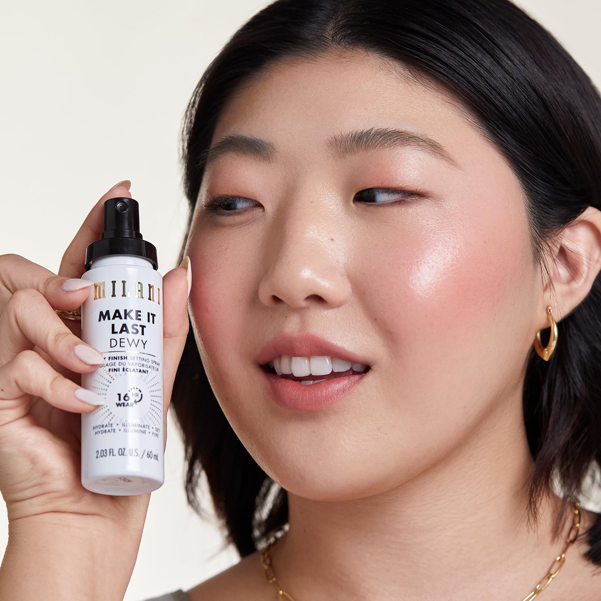 Milani Make It Dewy Setting Spray 3 In 1- Hydrate + Illuminate + Set (2.03 Fl. Oz.) Makeup Finishing Spray - Makeup Primer & Hyd
