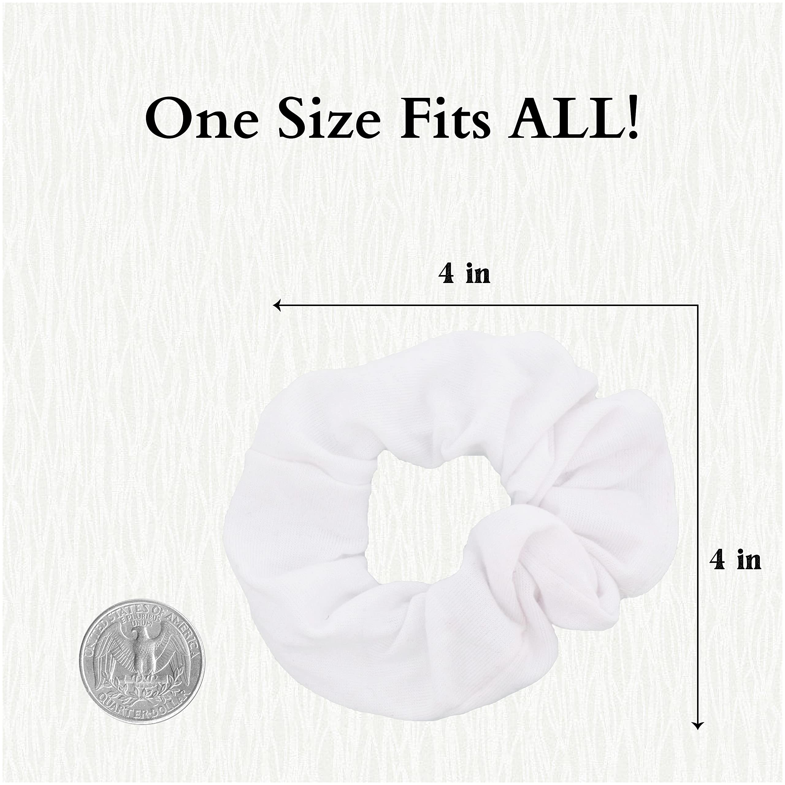 9 Pack Scrunchies Hair Ties (Classics)