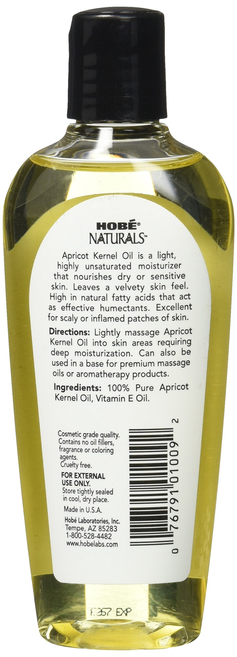 Hobe Laboratories Beauty Oil Apricot Kernel 4 Fz6