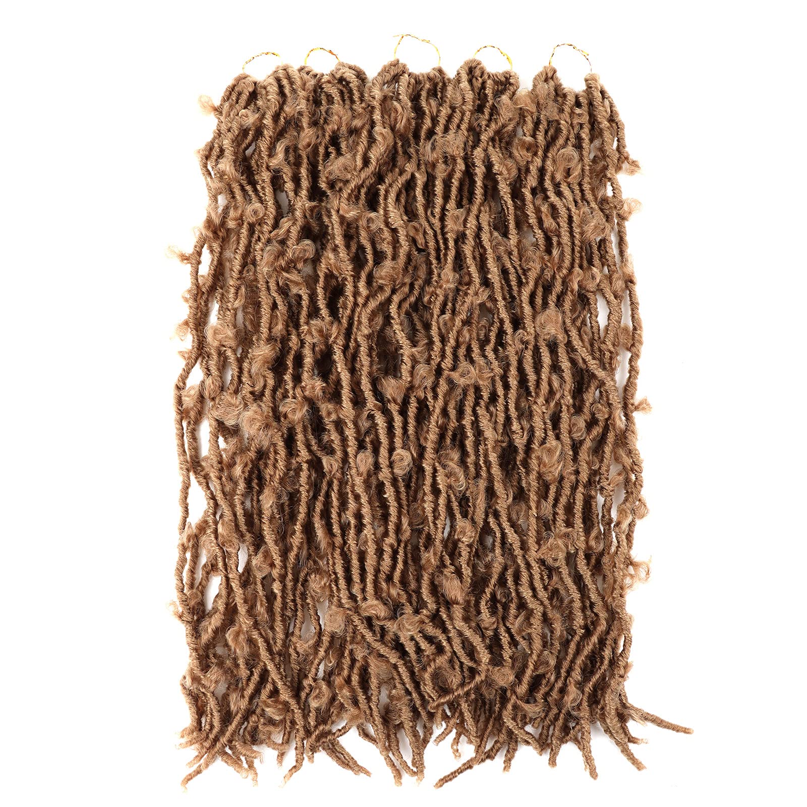 Lmzim 5 Packs 24 Inch Butterfly Crochet Hair For Black Women Faux Locs Pre Looped Pre-Twisted Braids (24 Inch 5 Pack, 27)