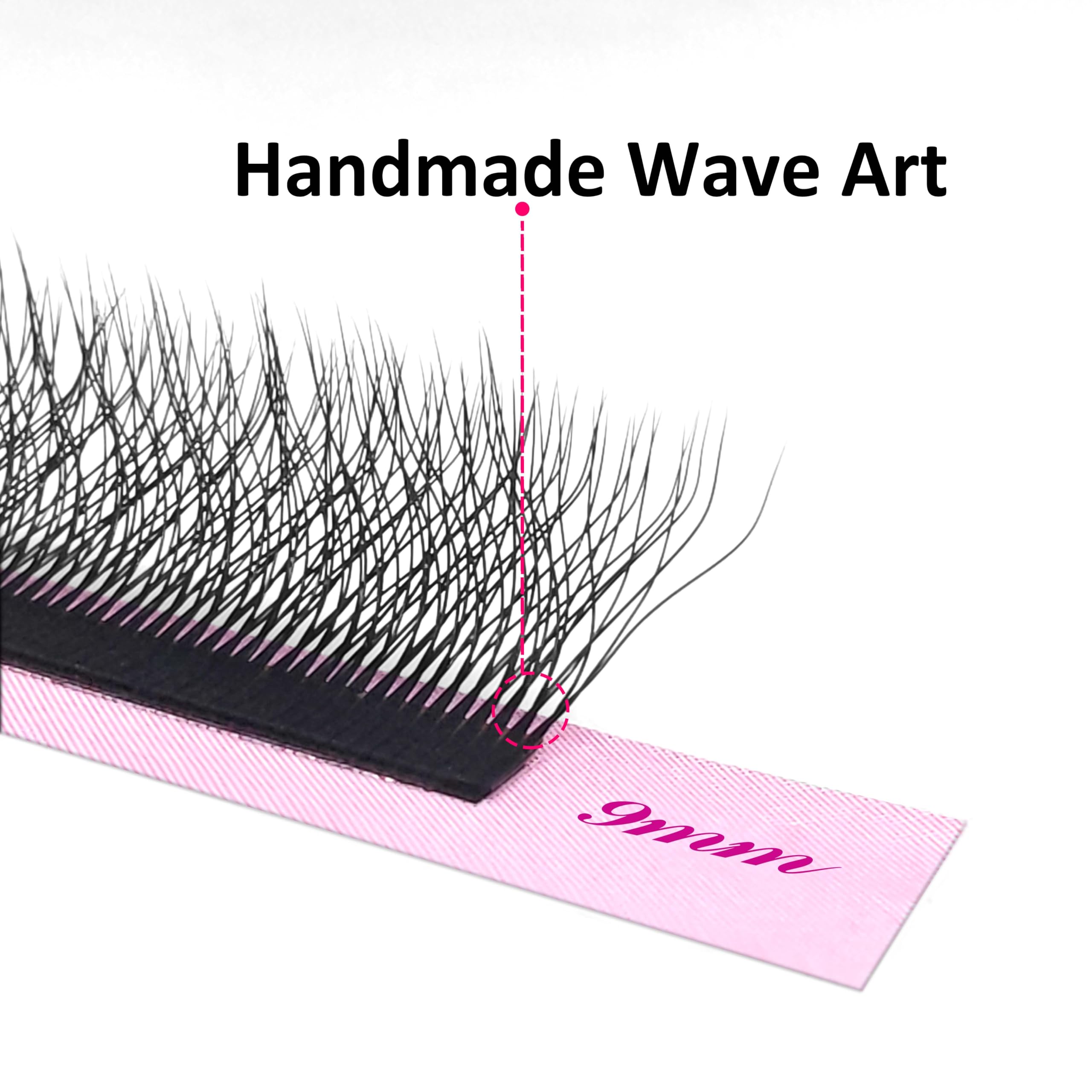 Veyes Inc Yy Lash Extensions Tray C/D Curl 9-15Mm Mixed Length Premade Volume Eyelash Fans, Professional Lash Extension Supplies