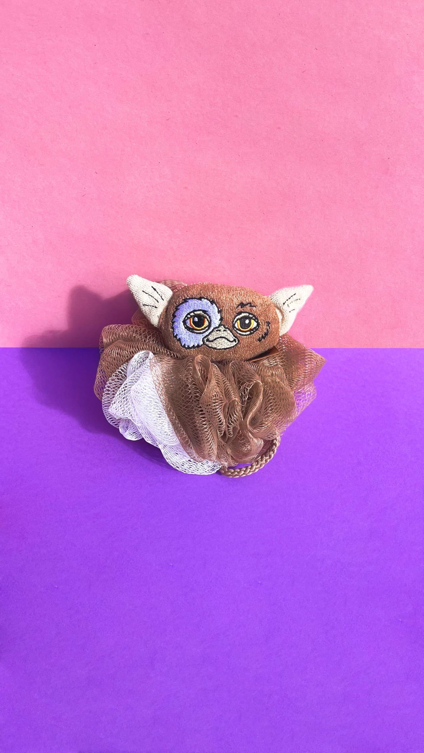 MAD Beauty Gremlins Gizmo Shower Loofah - Plush, 1 Count, Fun Novelty Gift for All Ages, Official Warner Brothers Product