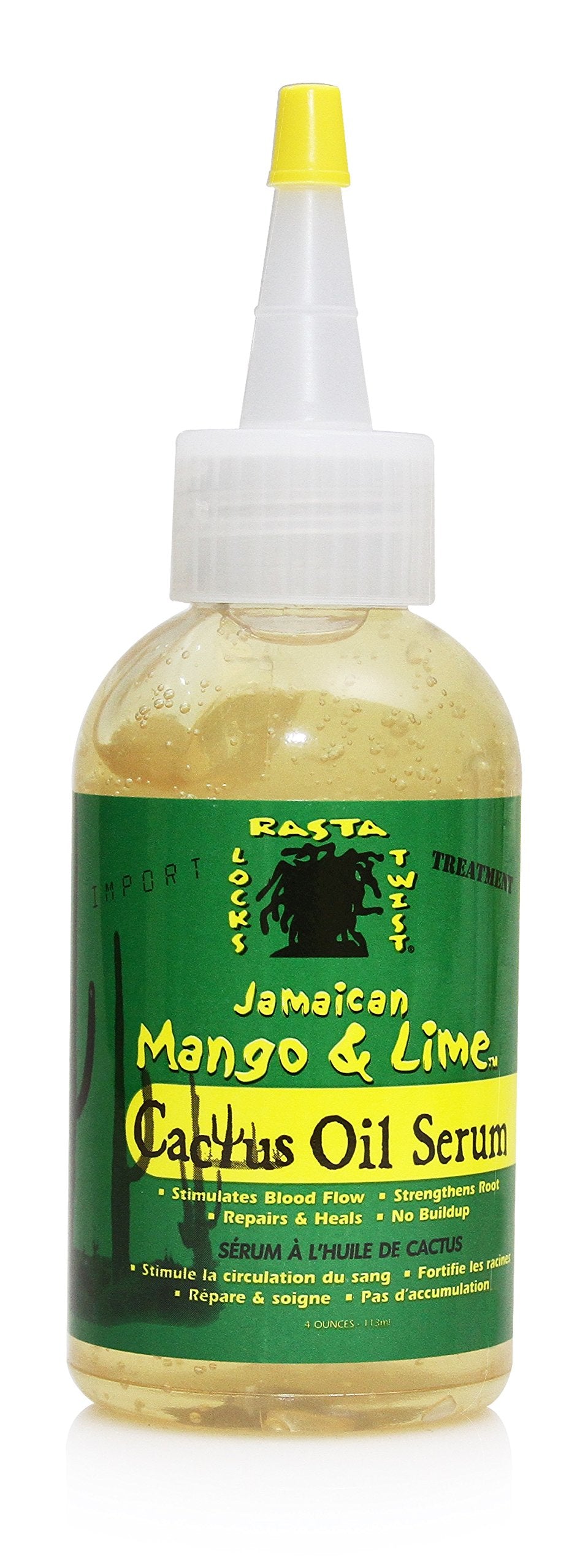 Jamaican Mango and Lime Cactus Oil Serum, 4 Ounce (Pack of 6)