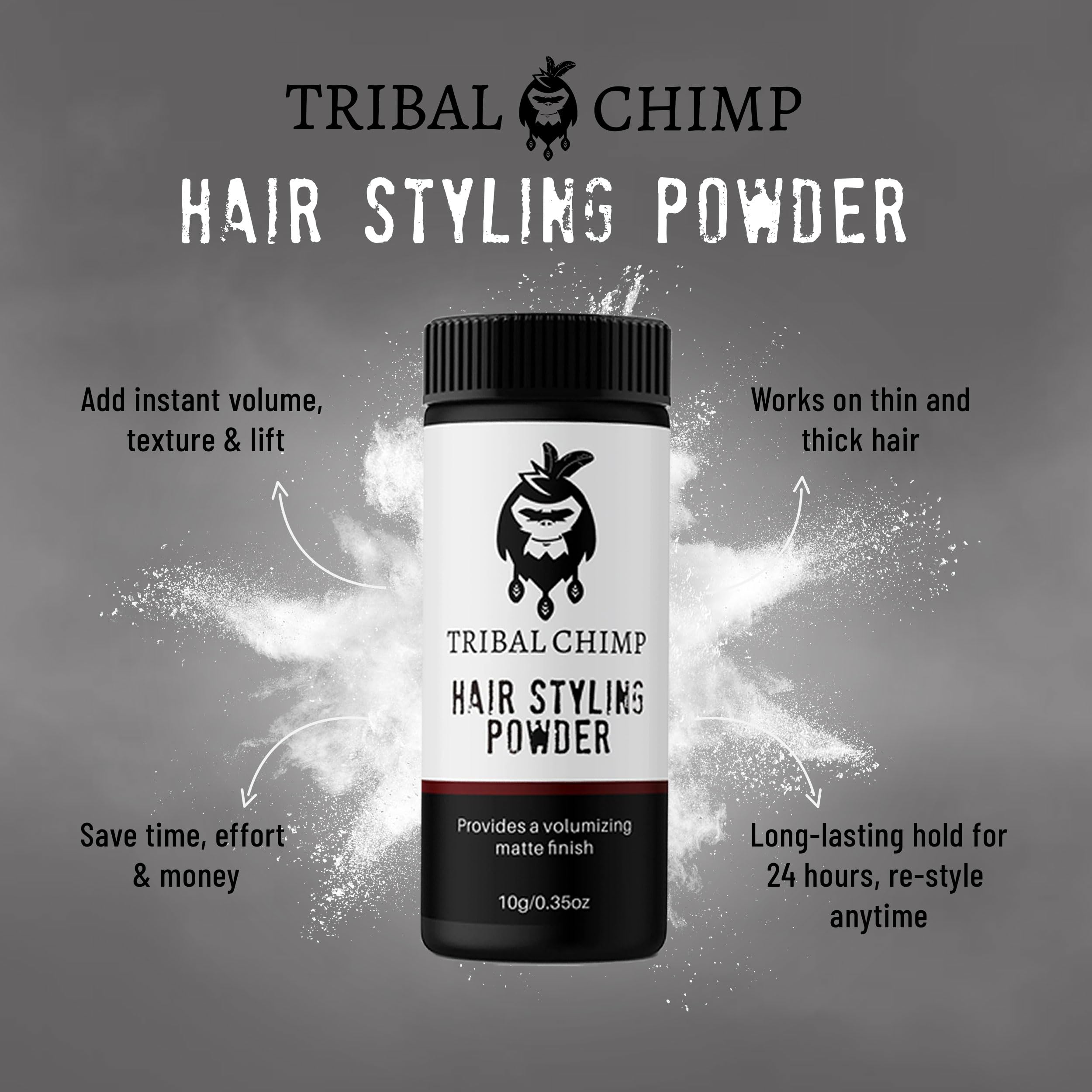 Tribal Chimp - Hair Styling Powder - 6 PC Set