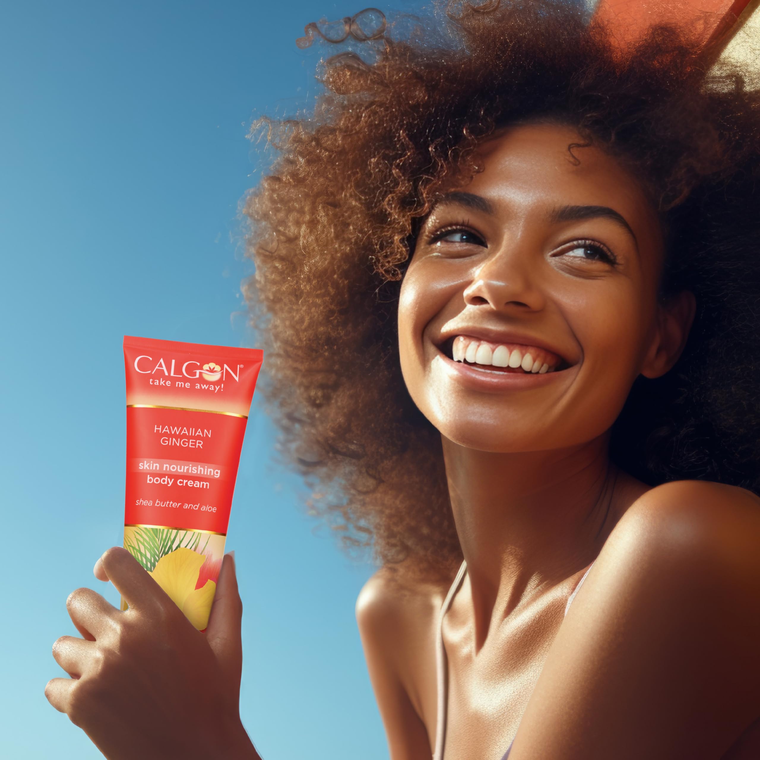 Calgon Hawaiian Ginger Skin Nourishing Body Cream For Women, 8 Ounce