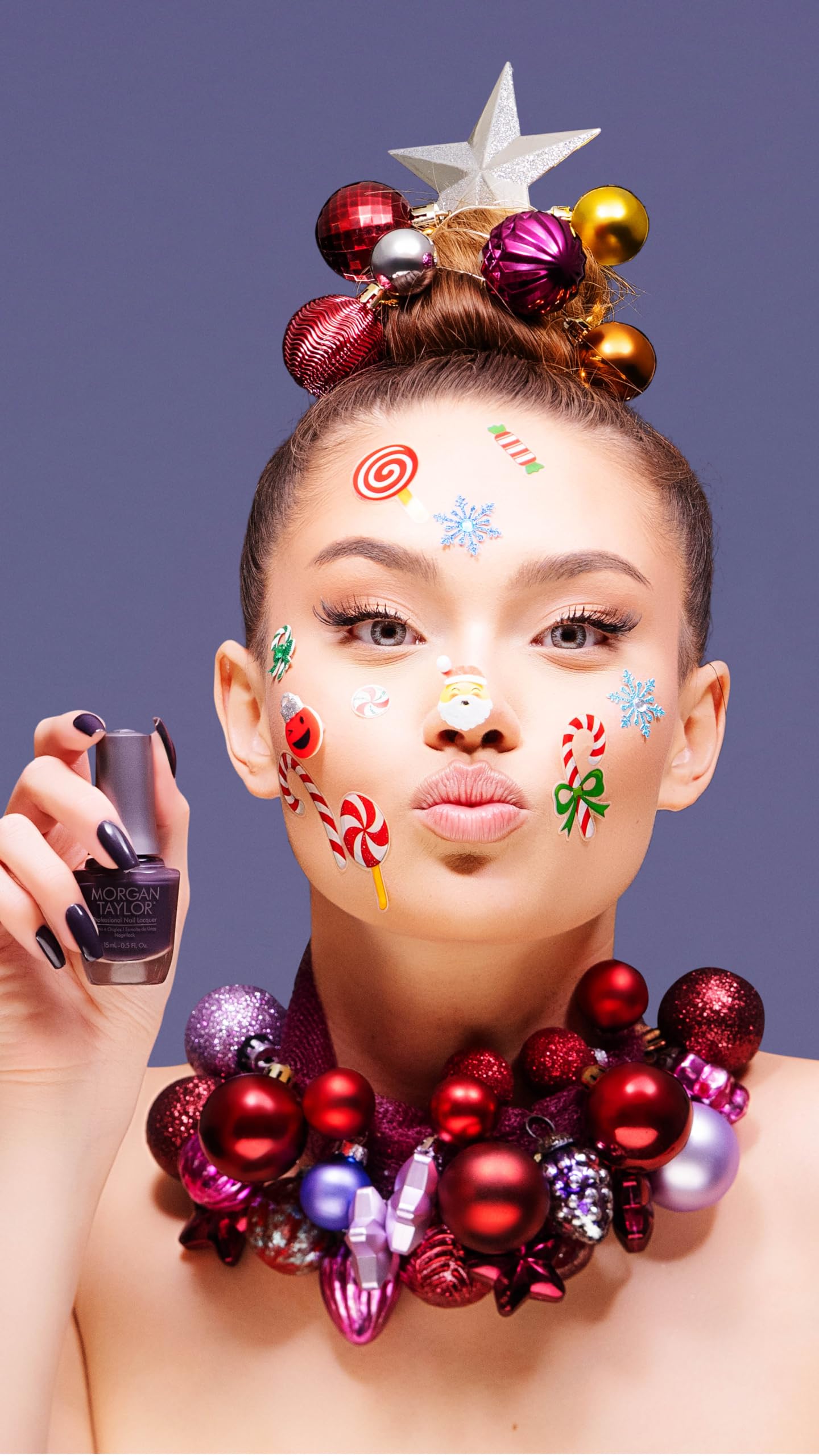 Morgan Taylor Winter 2023 Collection (A Hundred Present Yes), Professional Lacquer, Fast-Drying, Long-Lasting, Perfect For Manic