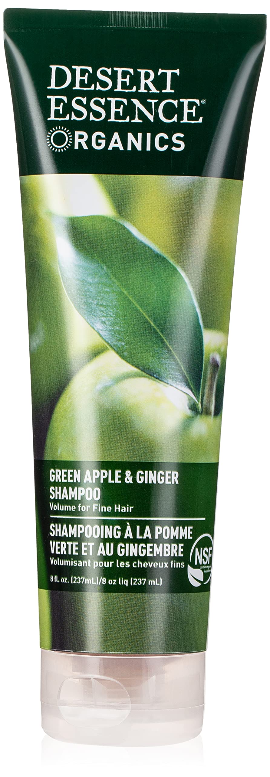 Desert Essence, Thickening Shampoo, Green Apple and Ginger, 8 oz