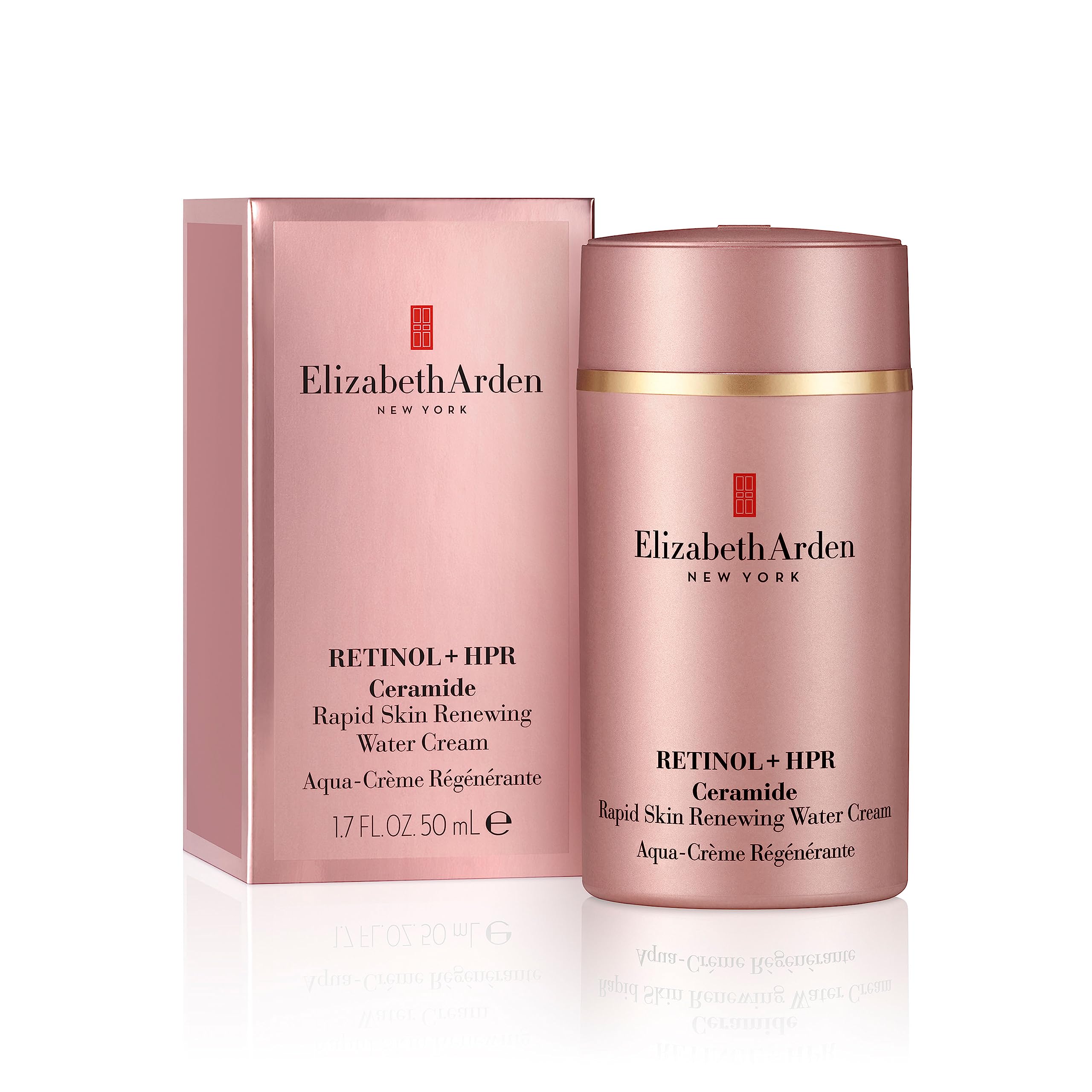 Elizabeth Arden Retinol + Hpr Ceramide Skin Renewing Water Cream, Skincare Gift For Women, Day & Night Cream With Retinoid, Cera