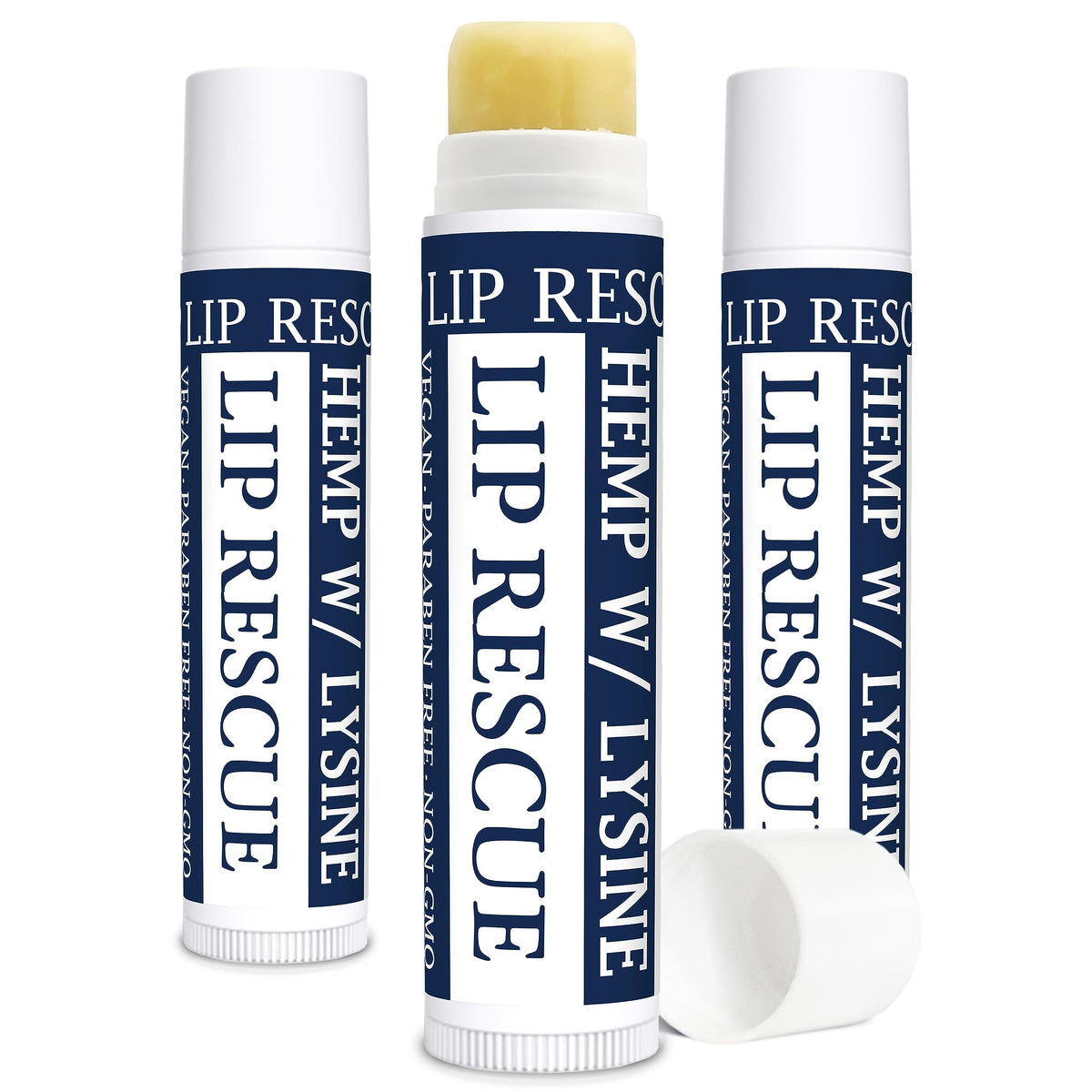 Zatural Ultra Moisturizing Hemp Lip Balm Heal & Protect with L-Lysine and Hemp With Vitamin E and Omgeas Soft & Smooth Lips