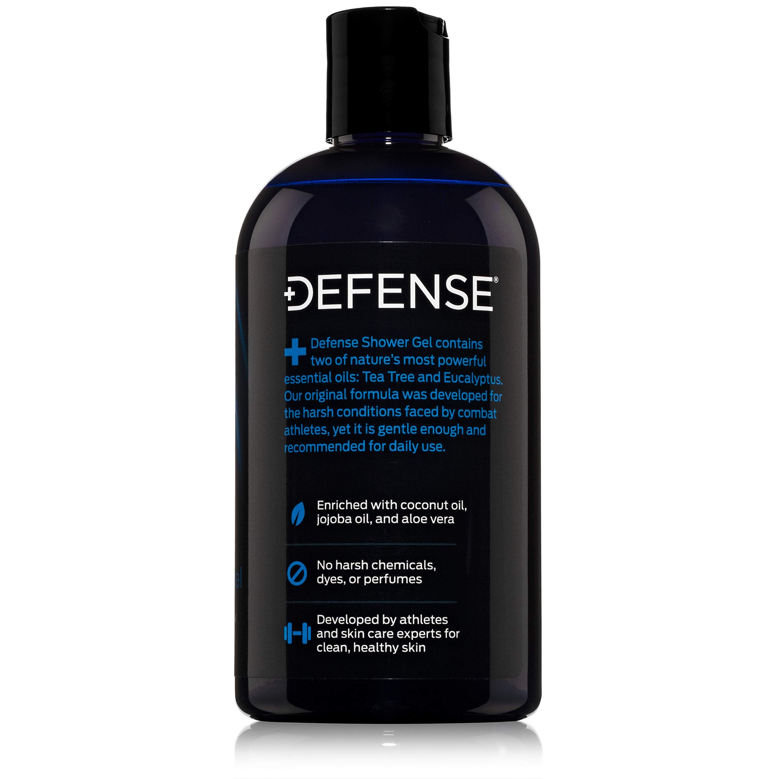 Defense Soap Organic Tea Tree Body Wash, 12 Oz, Pack Of 2 - Moisturizing, Unisex, Skin Cleaning Agent, Gel Form