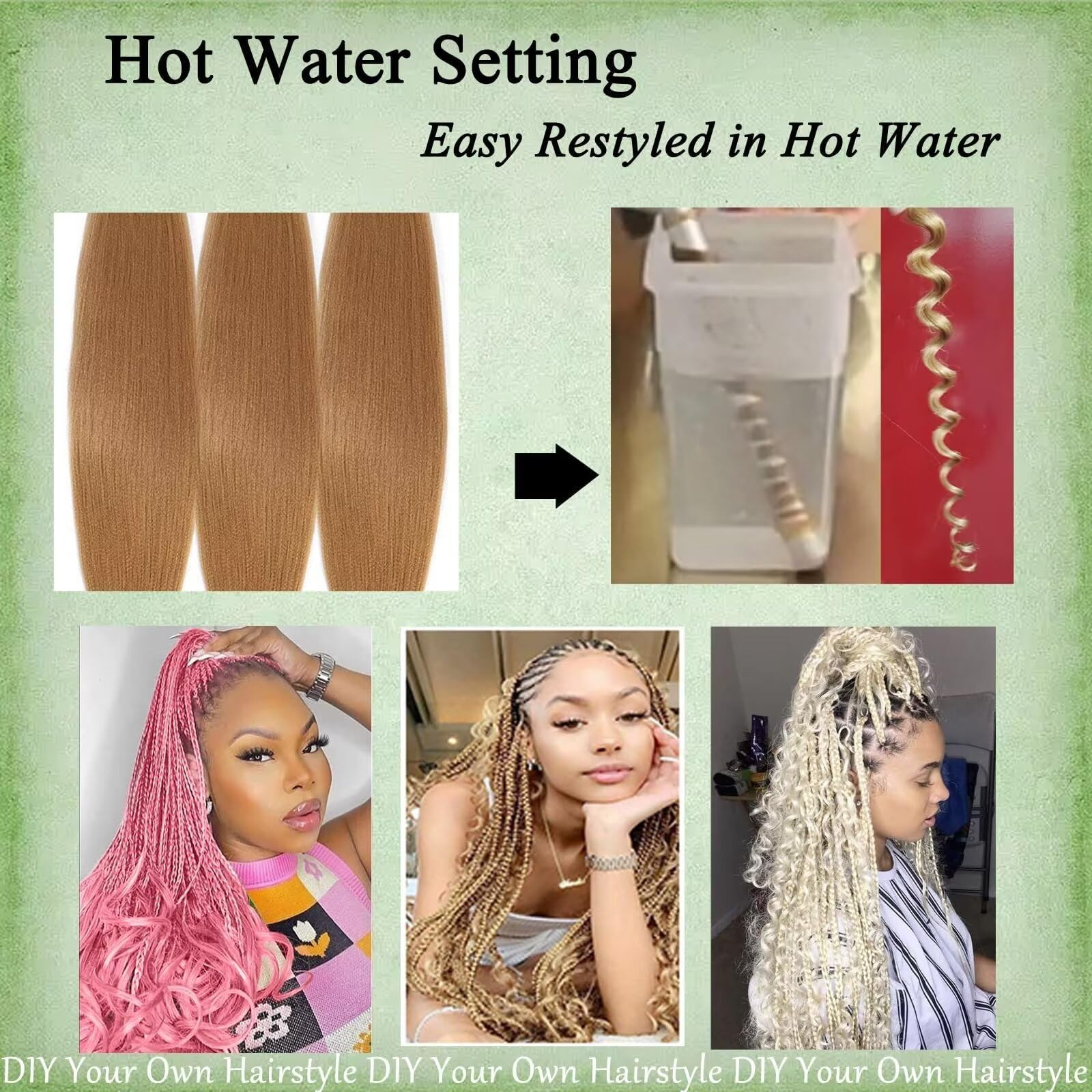 Pre Stretched Honey Blonde Braiding Hair Extensions For Braids 3 Packs 26 Inch Knotless Prestretched 27 Braiding Hair Profession