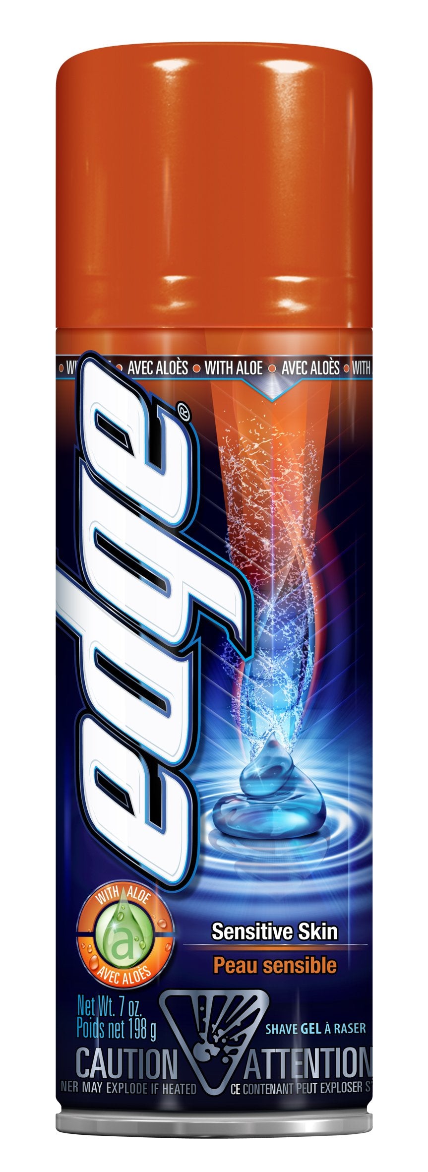 Edge Shave Gel For Men Sensitive Skin, 7 Ounce