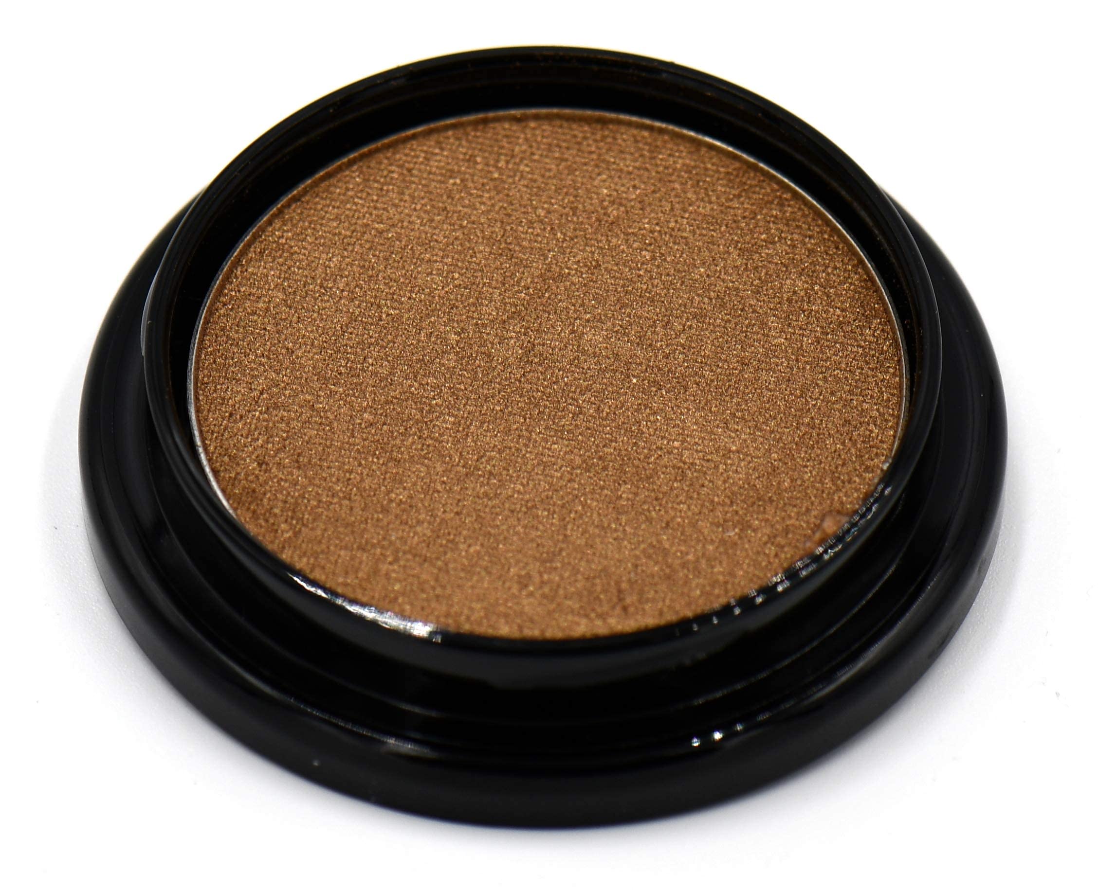 Pure Ziva Antique Gold Carmel Bronze Shimmer Pressed Powder Single Vegan Eyeshadow; Talc, Paraben & Cruelty Free