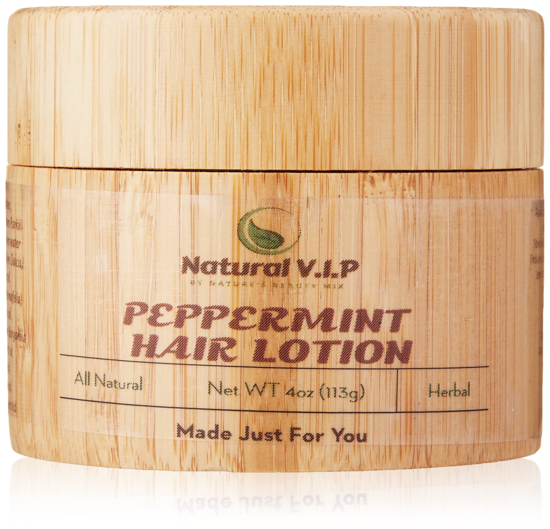 Natural V.I.P. Natural Hair Moisturizer Hair Lotion with Peppermint Oil for Hair Growth for Thinning and Hair loss.