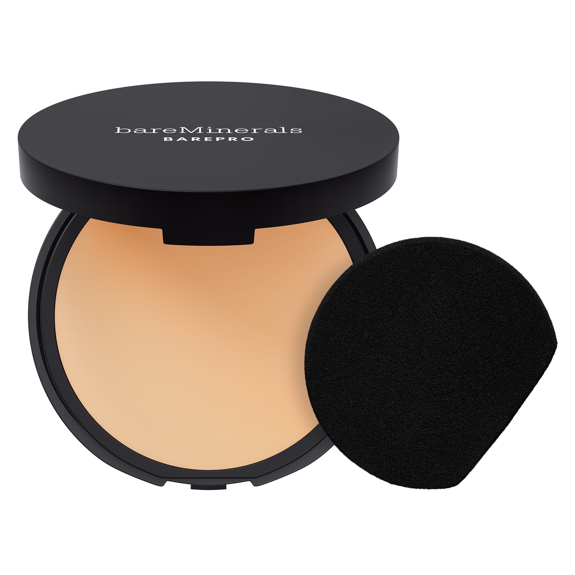 bareMinerals Barepro 24HR Skin-Perfecting Powder Foundation, Matte Pressed Powder Foundation Full Coverage with Plant-Based Squa