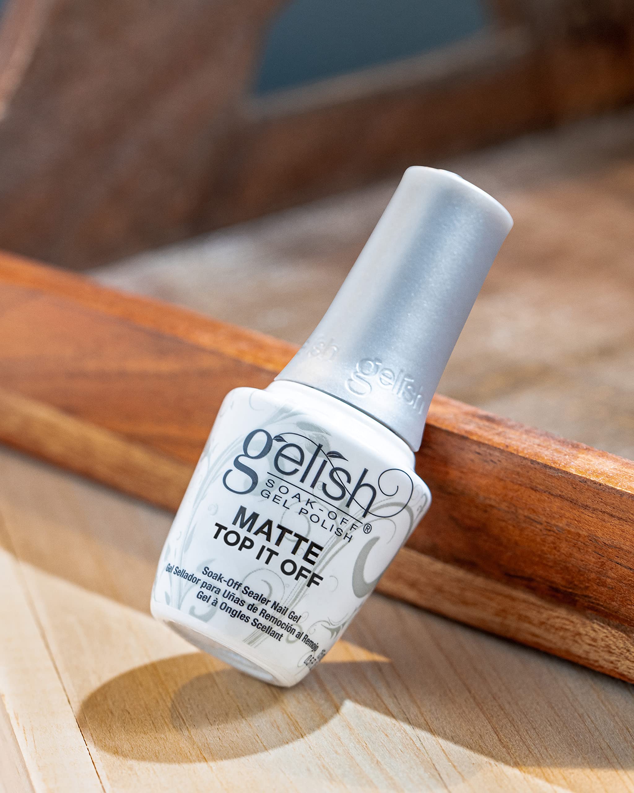 Gelish Matte Top It Off Sealer Gel Top Coat Led Gel Polish, Matte Top Coat Gel Polish, Top Coat For Gel Nails, Matte Top Coat Fo