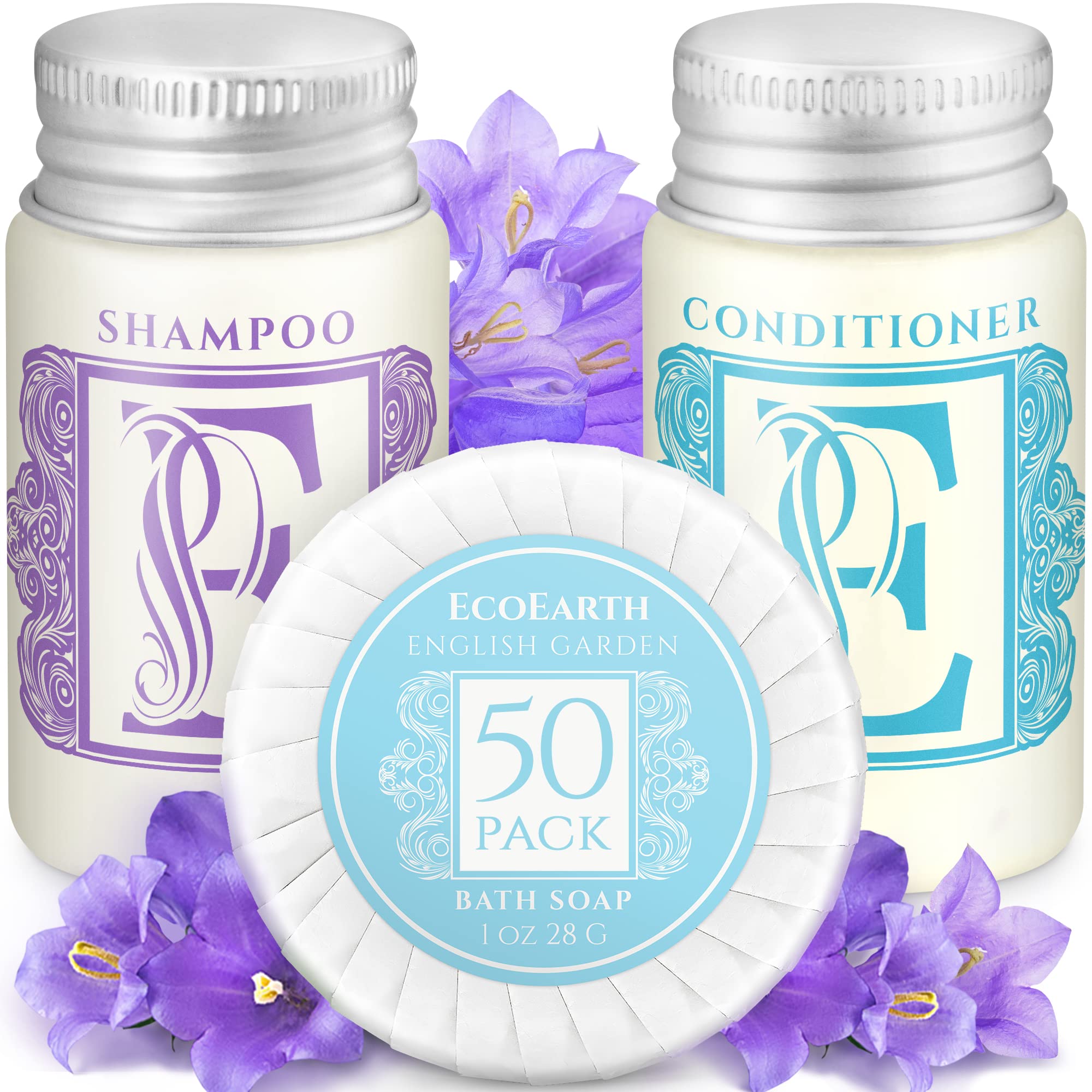 Luxury Travel And Hotel Amenities Set (1 Oz, 150 Pieces), Grade-A Guest Ingredients And Gift Packaging Toiletries, Includes 50 R