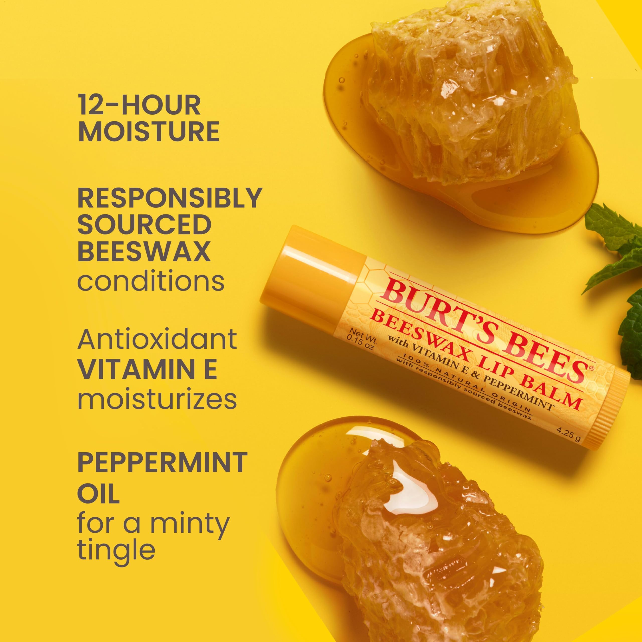 Beeswax Lip Balm Twin Pack By Burt'S Bees For Unisex - 2 X 0.15 Oz Lip Balm