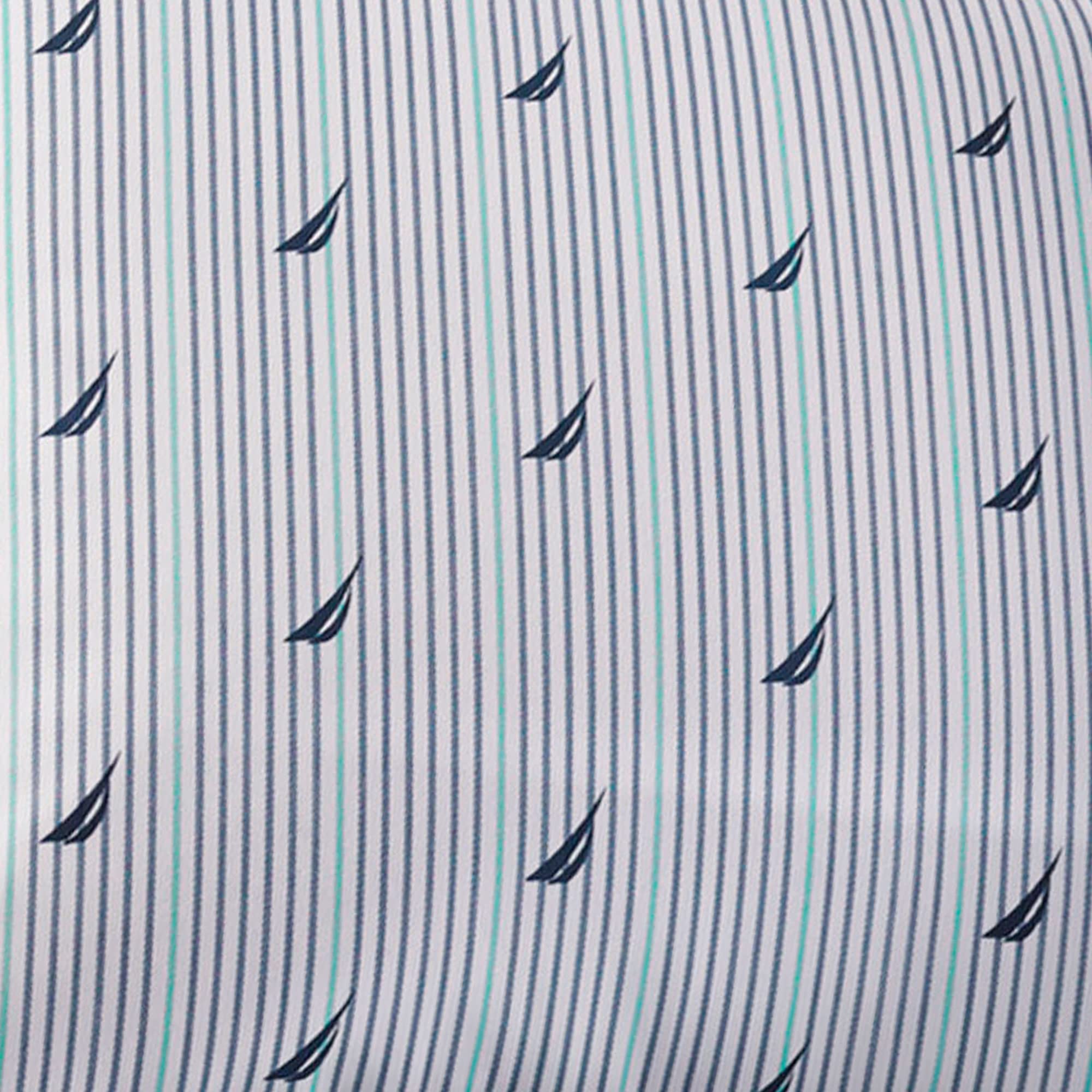 Nautica - Percale collection - Bed Sheet Set - 100 cotton, crisp  cool, Lightweight  Moisture-Wicking Bedding, Queen, Audley,Blu