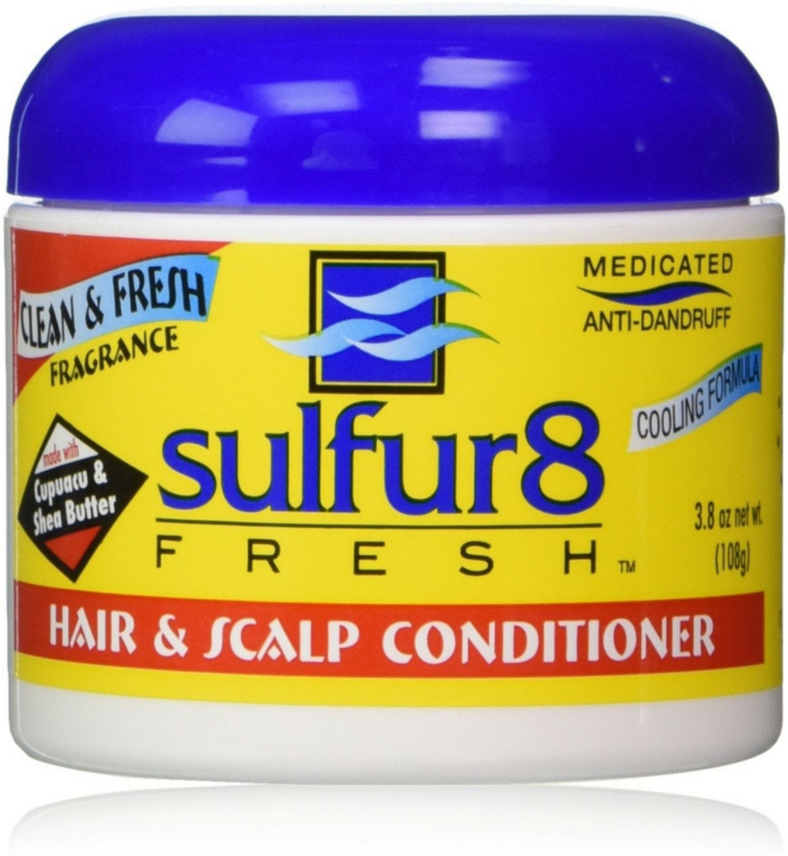 Sulfur8 Fresh Medicated Hair & Scalp Conditioner, 3.8 oz (Pack of 3)