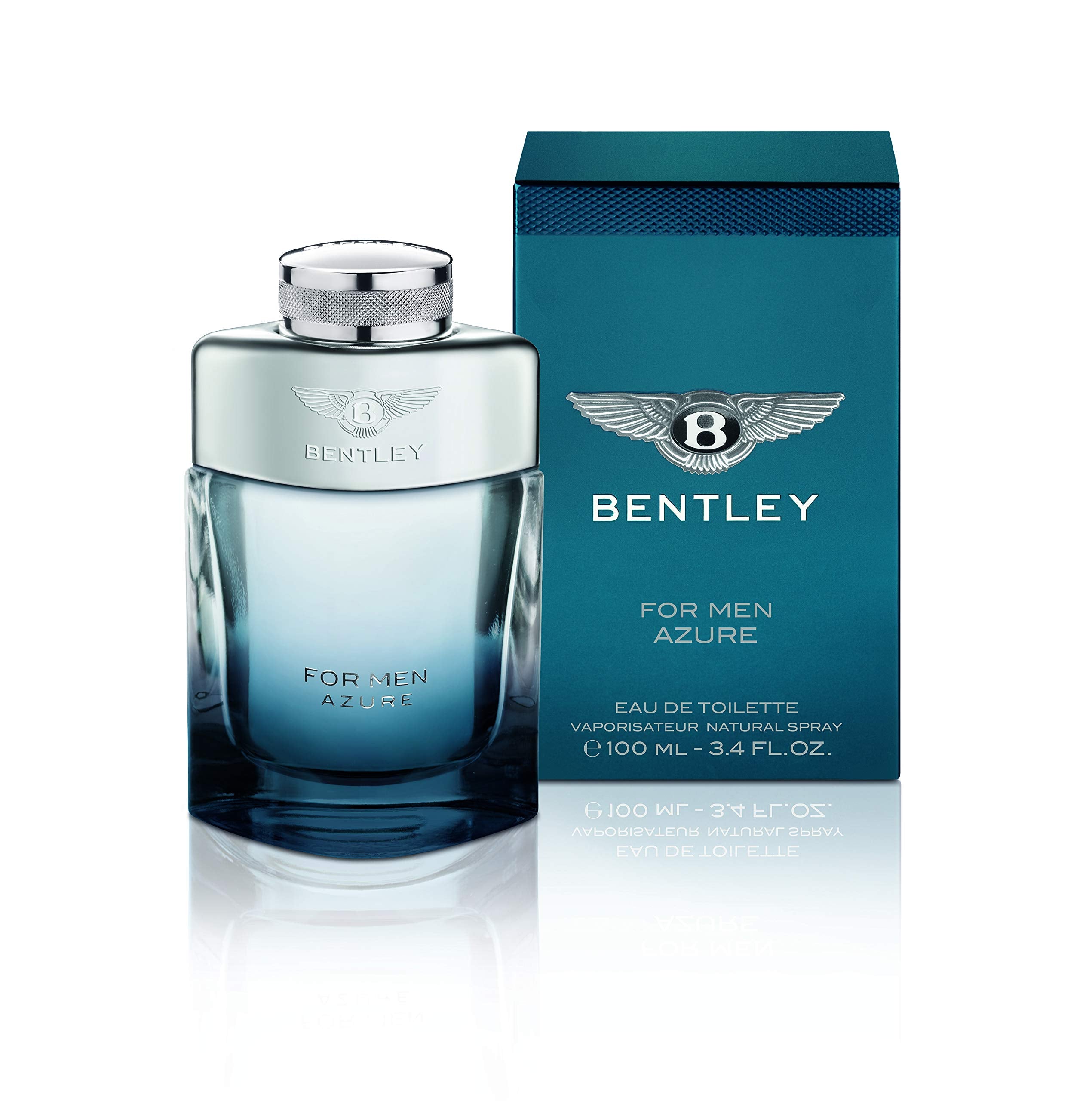 Bentley For Men Azure Eau De Toilette Spray, 34 Ounce