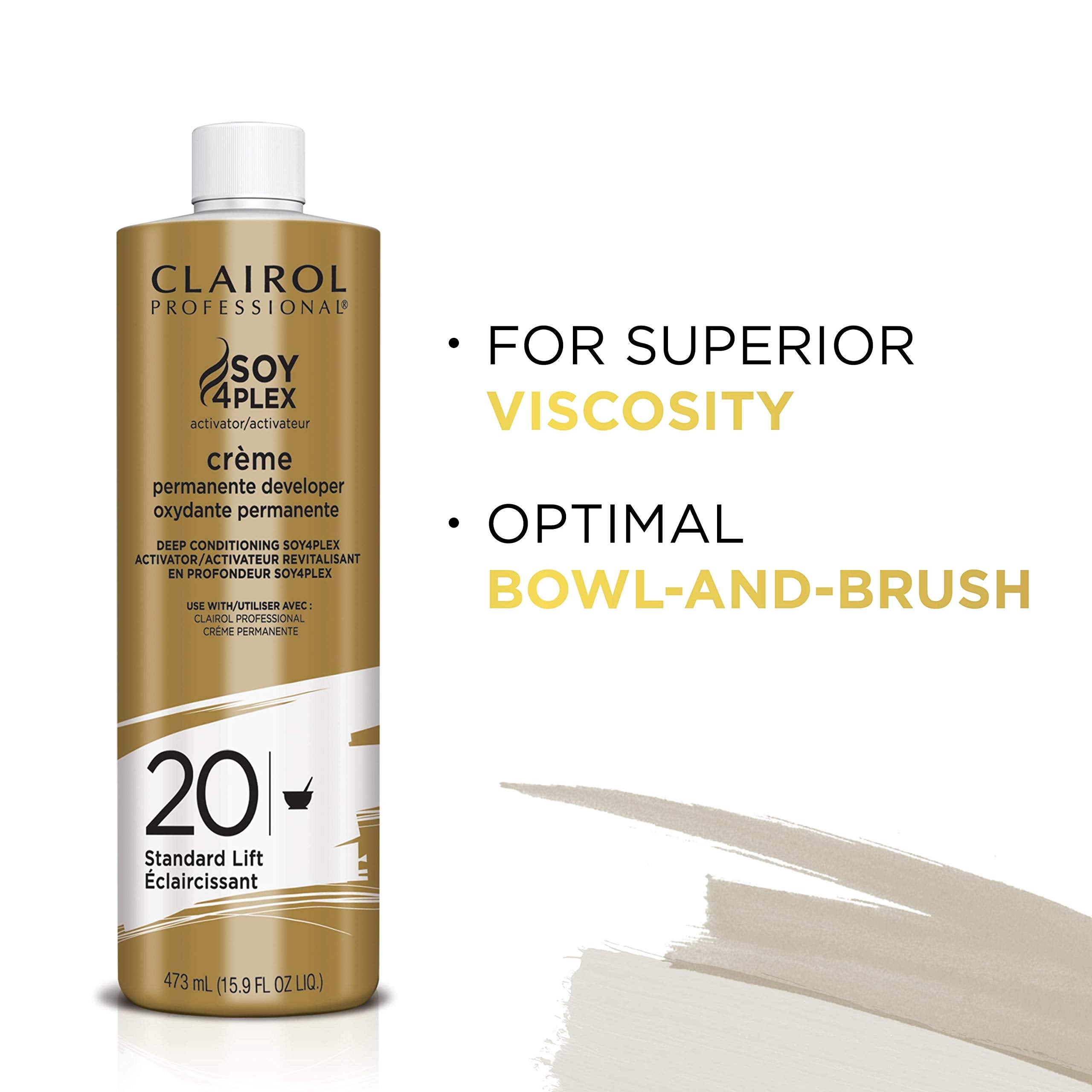 Clairol Professional Crme Permanente 20 Volume Hair Developer, 16 Oz. - Packaging May Vary