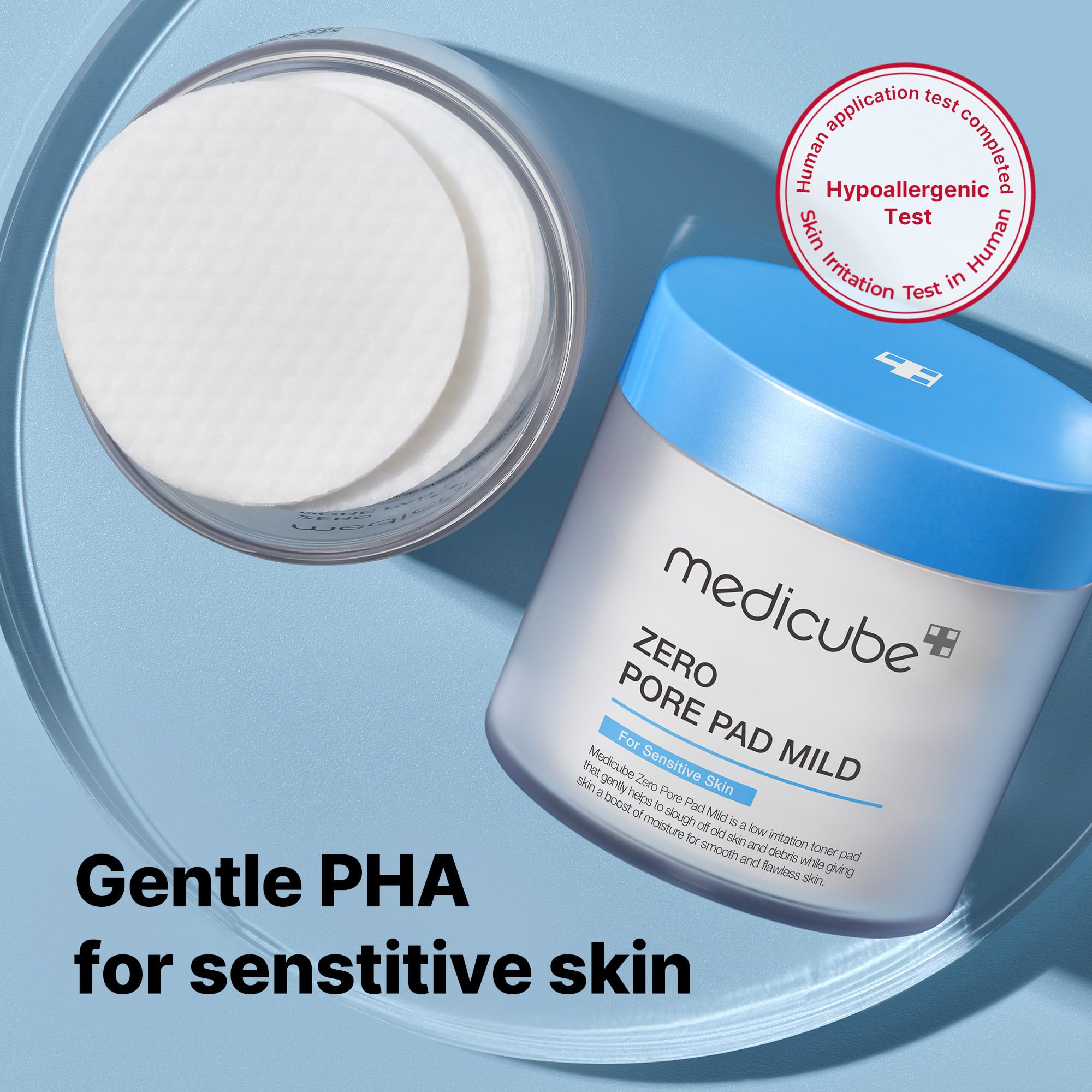 Medicube Zero Pore Pads Mild 2.0 (70 Pads) - Gentle Calming Toner Pads For Exfoliation, Minimizing Pores, And Blackhead Removal