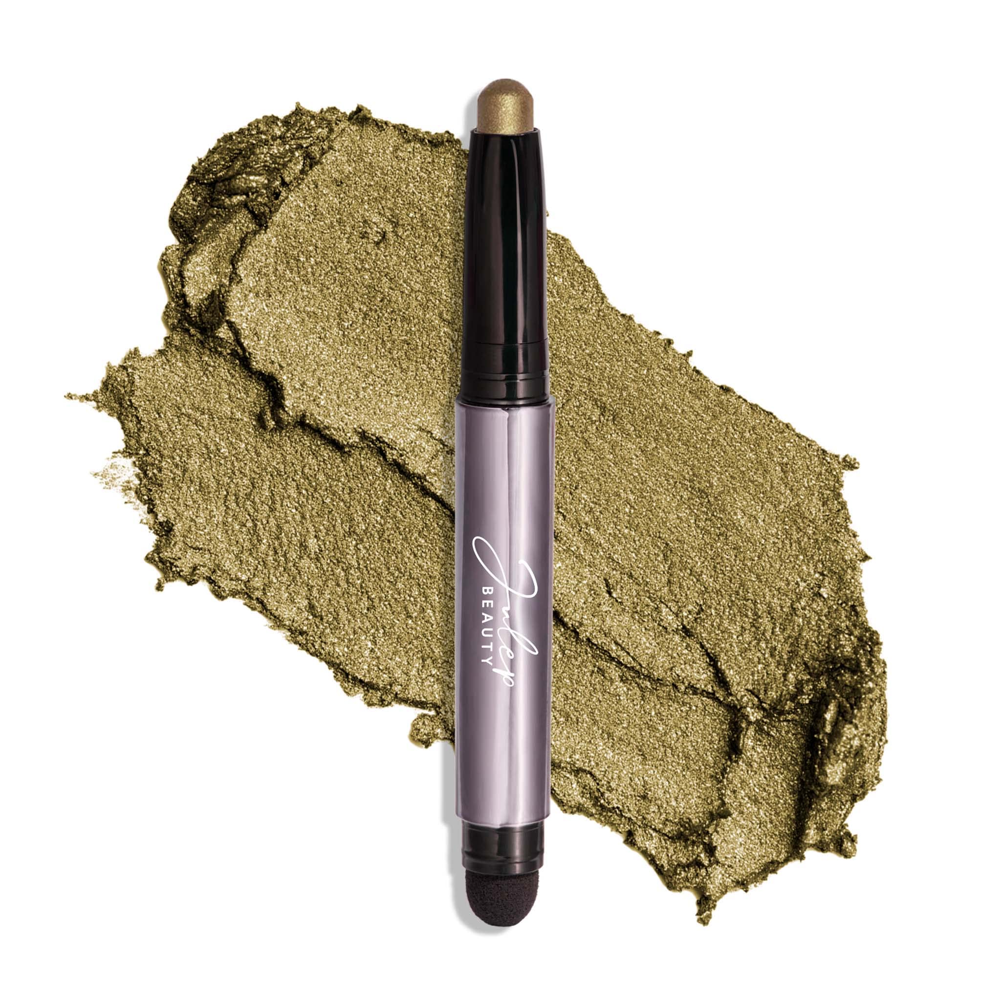 Julep Eyeshadow 101 Crme To Powder Waterproof Eyeshadow Stick, Khaki Green Shimmer