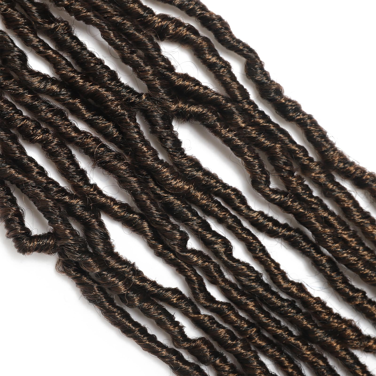 16 Inch Faux Locs Crochet Hair T30 7 Packs Soft Locs Crochet Hair Extensions For Women Daily Use