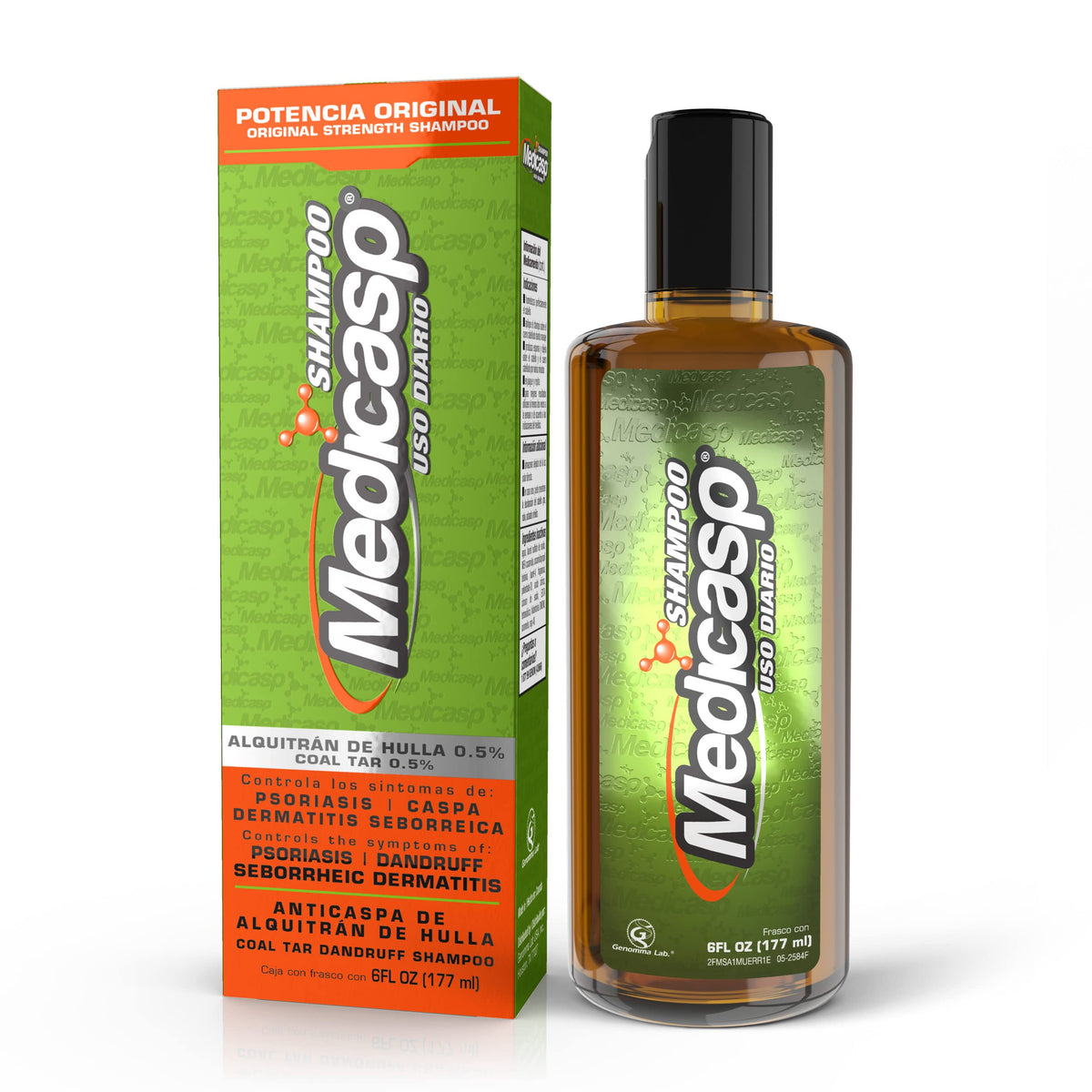 Medicasp Coal Tar Gel Dandruff Shampoo To Treat Seborrheic Dermatitis Psoriasis, 6 Ounce (Pack Of 1)