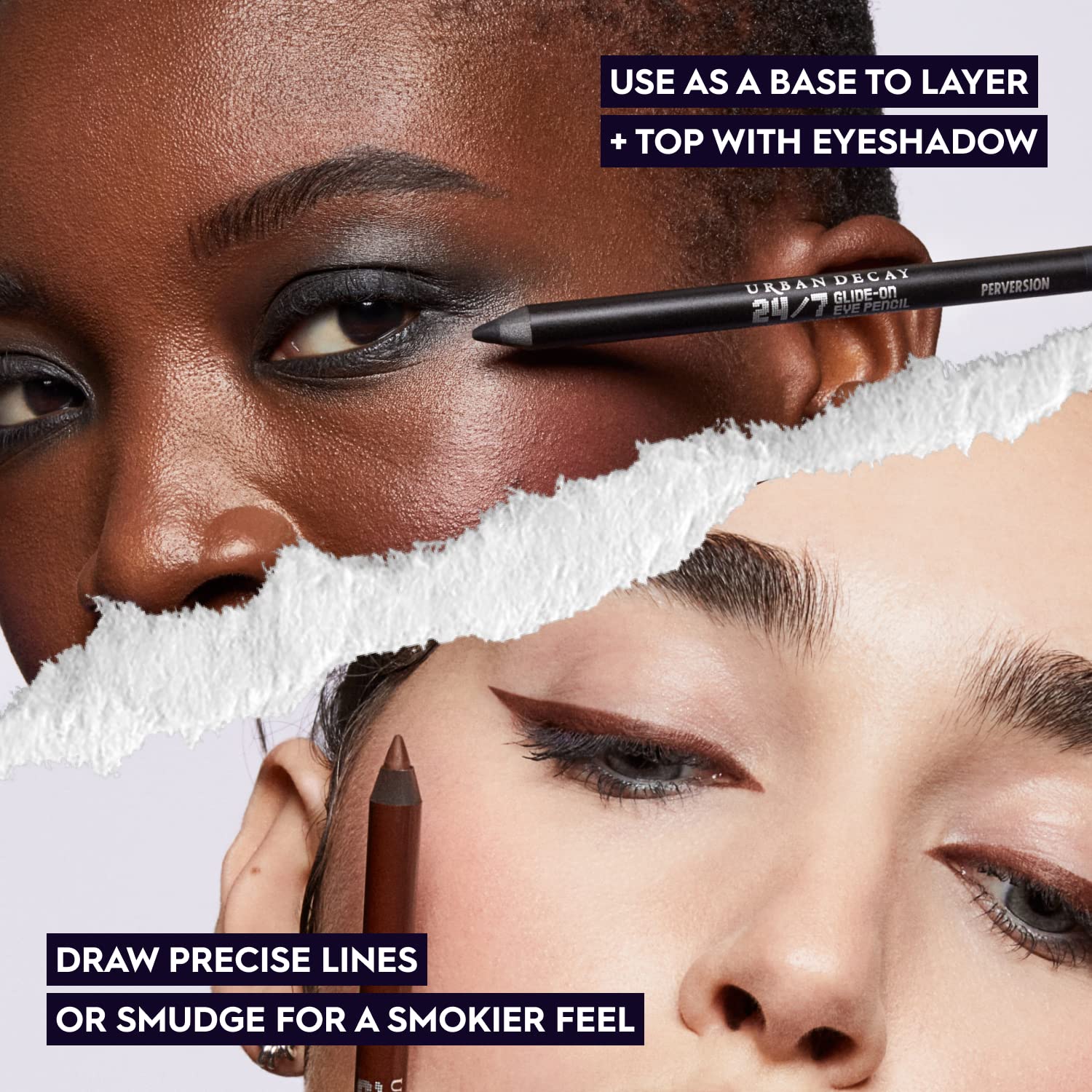 Urban Decay 24/7 Glide-On Waterproof Eyeliner Pencil - Long-Lasting, Ultra-Creamy & Blendable Formula - Sharpenable Tip - Chaos