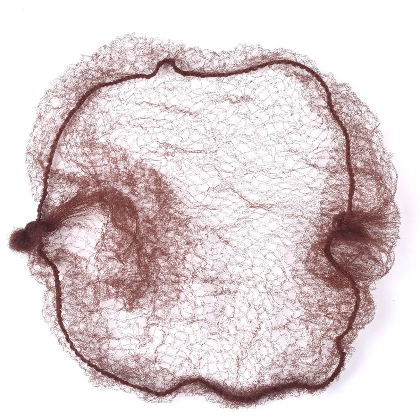 Hair Nets 20 Pcs, Smilco 20 Inches Elasticity Invisible Elastic Mesh Wig Net For Hair Bun Making Ballet Dancer Kitchen Food Seri