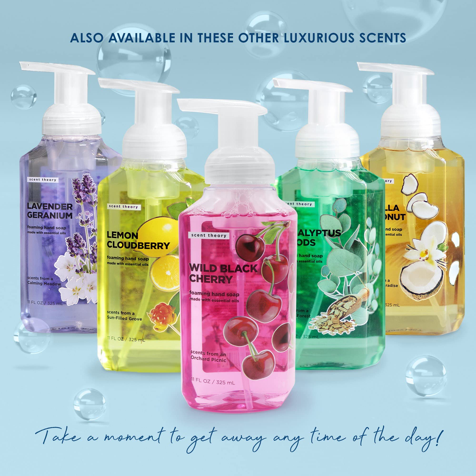 Scent Theory - Foaming Hand Soap - 11 Fl Oz - 4-Pack (Freshwater Falls)