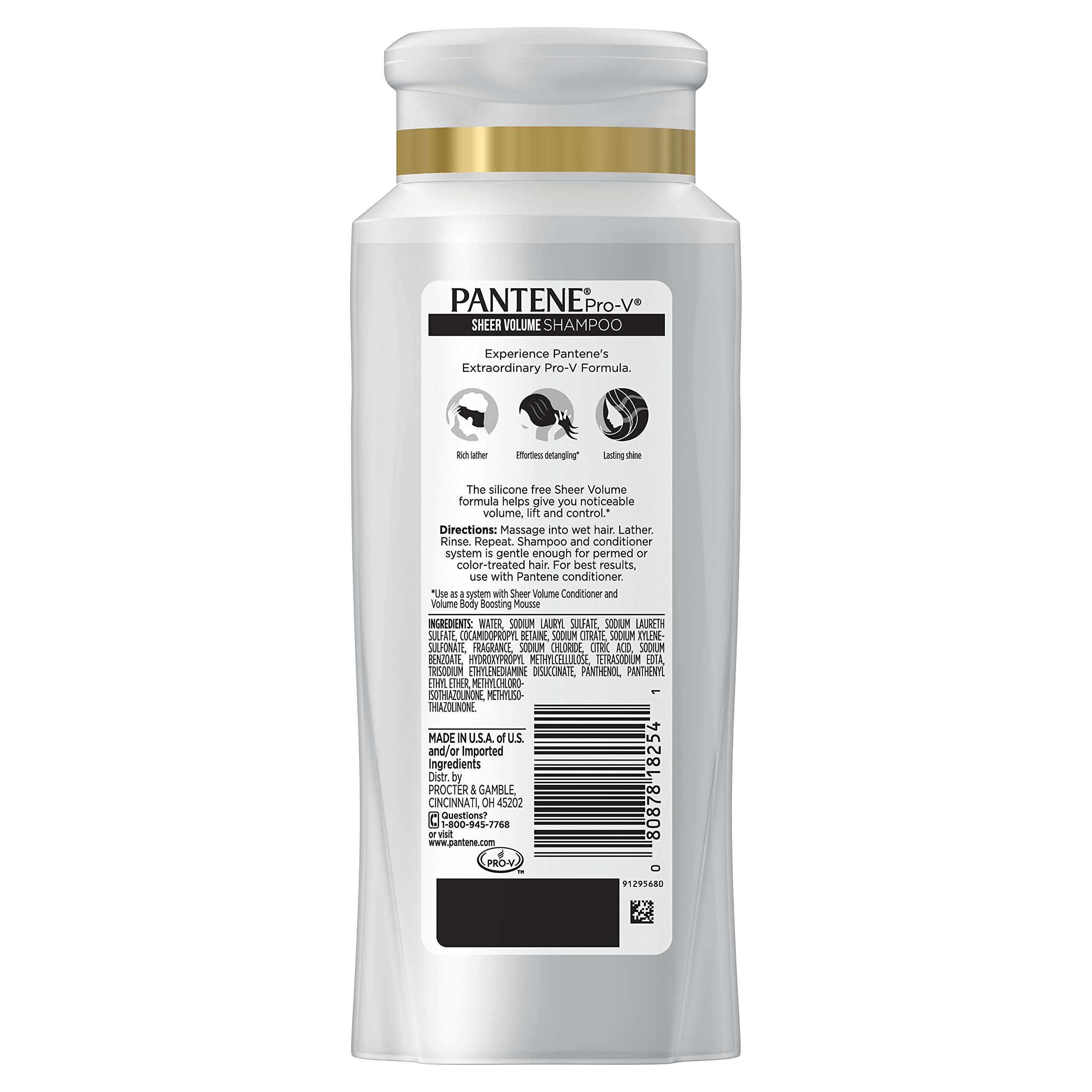 Pantene Pro-V Sheer Volume Shampoo, 20.1 Fl Oz, 20.100000000000001 Fl Oz