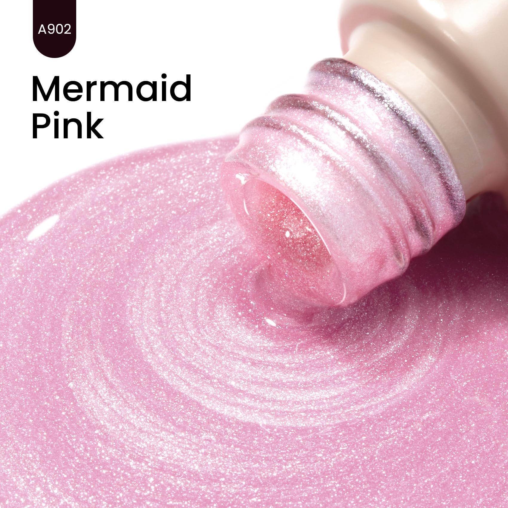 Maychao 15Ml Gel Nail Polish 1Pc Mermaid Pink Gel Polish Soak Off Uv Led Nail Polish Nail Art Starter Manicure Salon Diy At Home