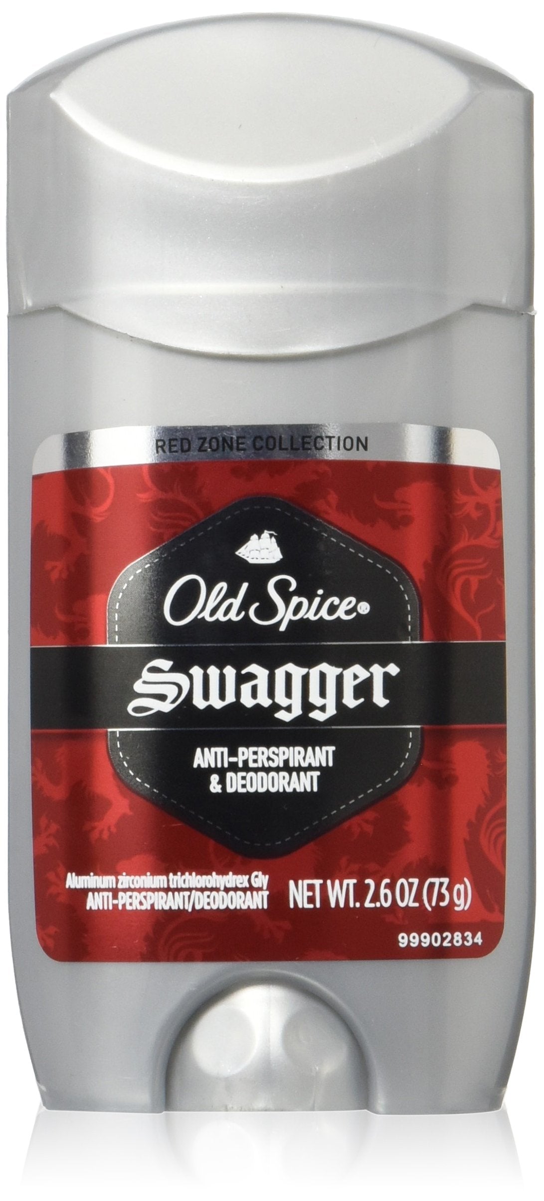 Old Spice Rz Inv Sld Swag Size 2.6z Old Spice Red Zone Swagger Invisible Solid Anti-Perspirant Deodorant (Pack of 2)