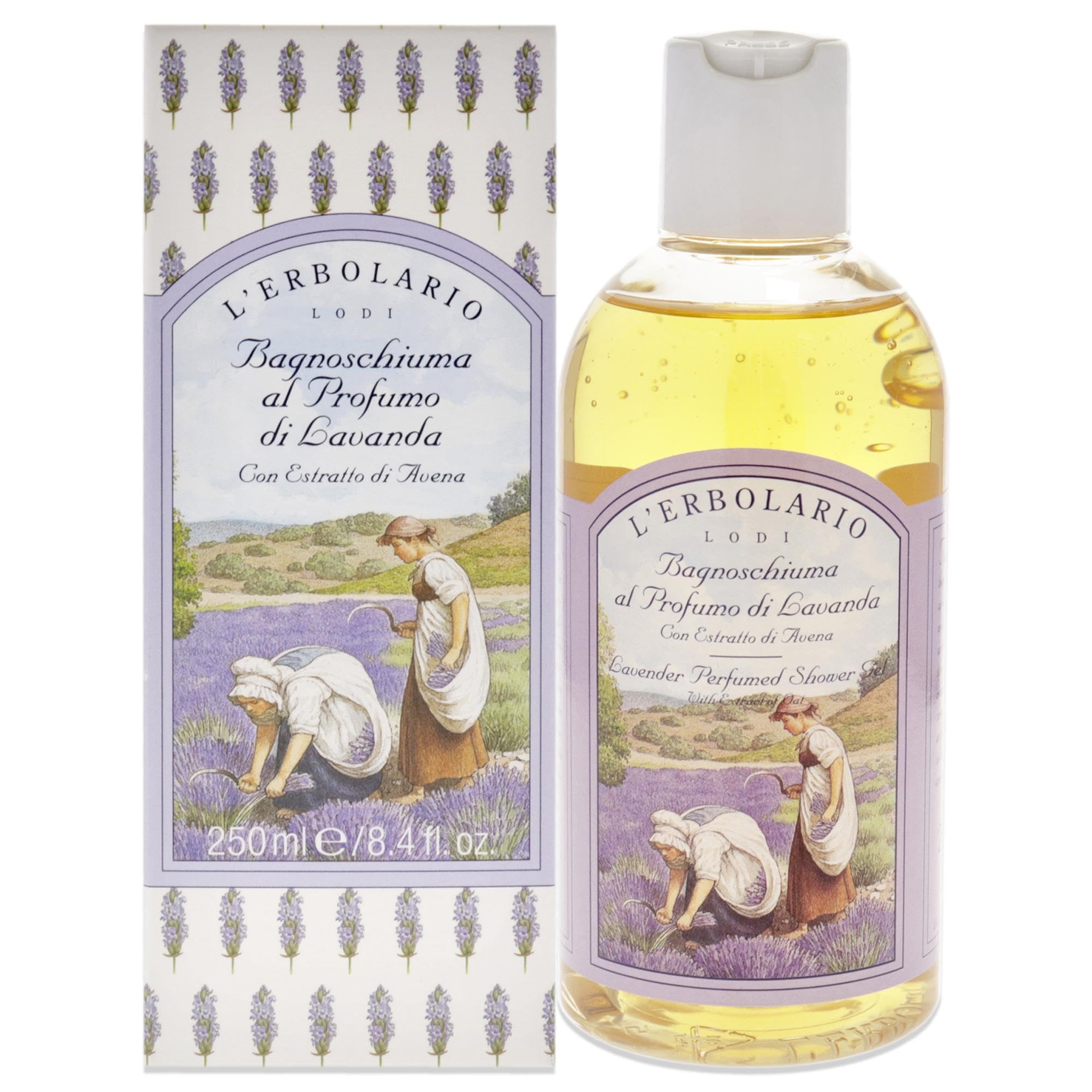 Lavanda (Lavender) Bath Foam By Lerbolario Lodi